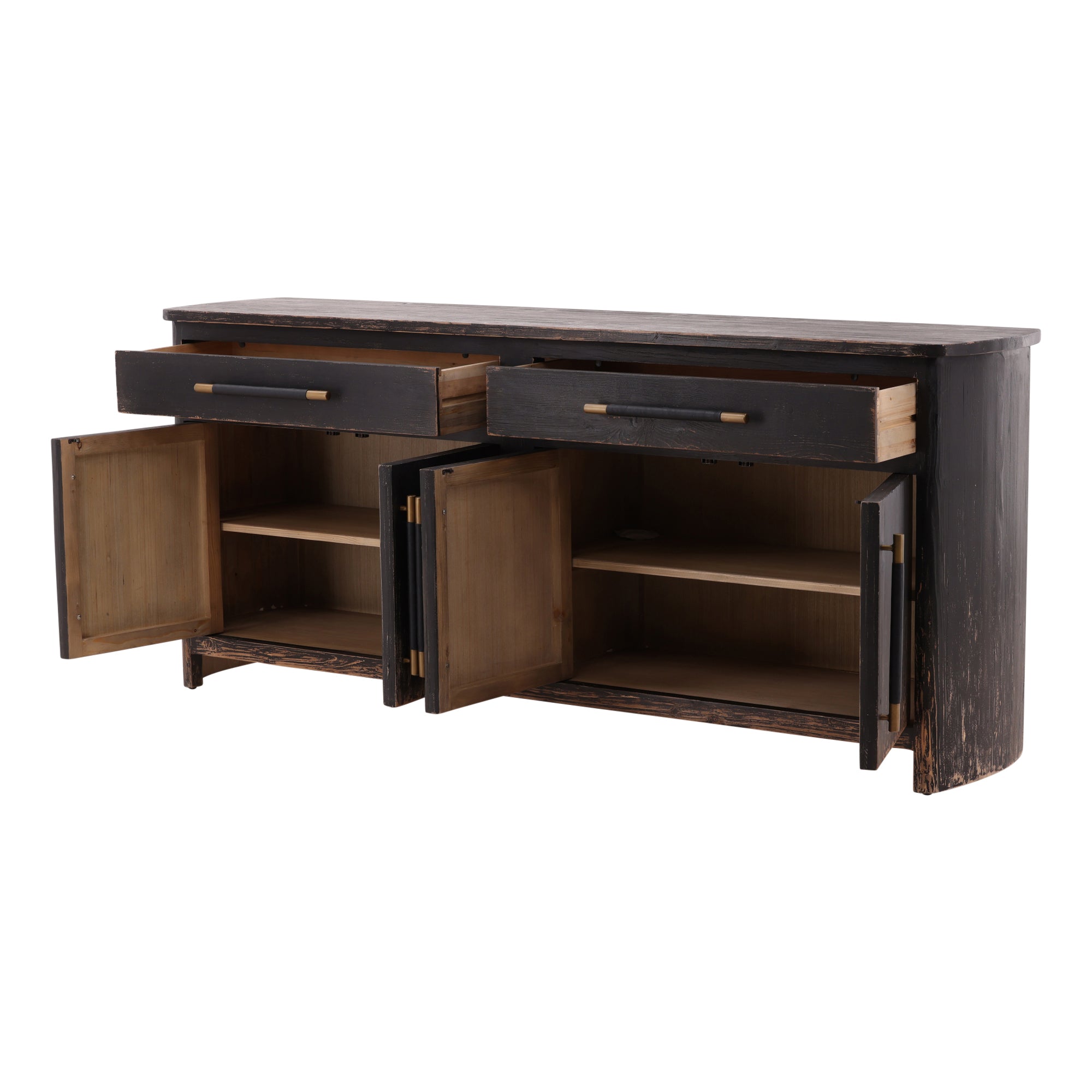 Marcellon Distressed Wood Sideboard - Wisteria