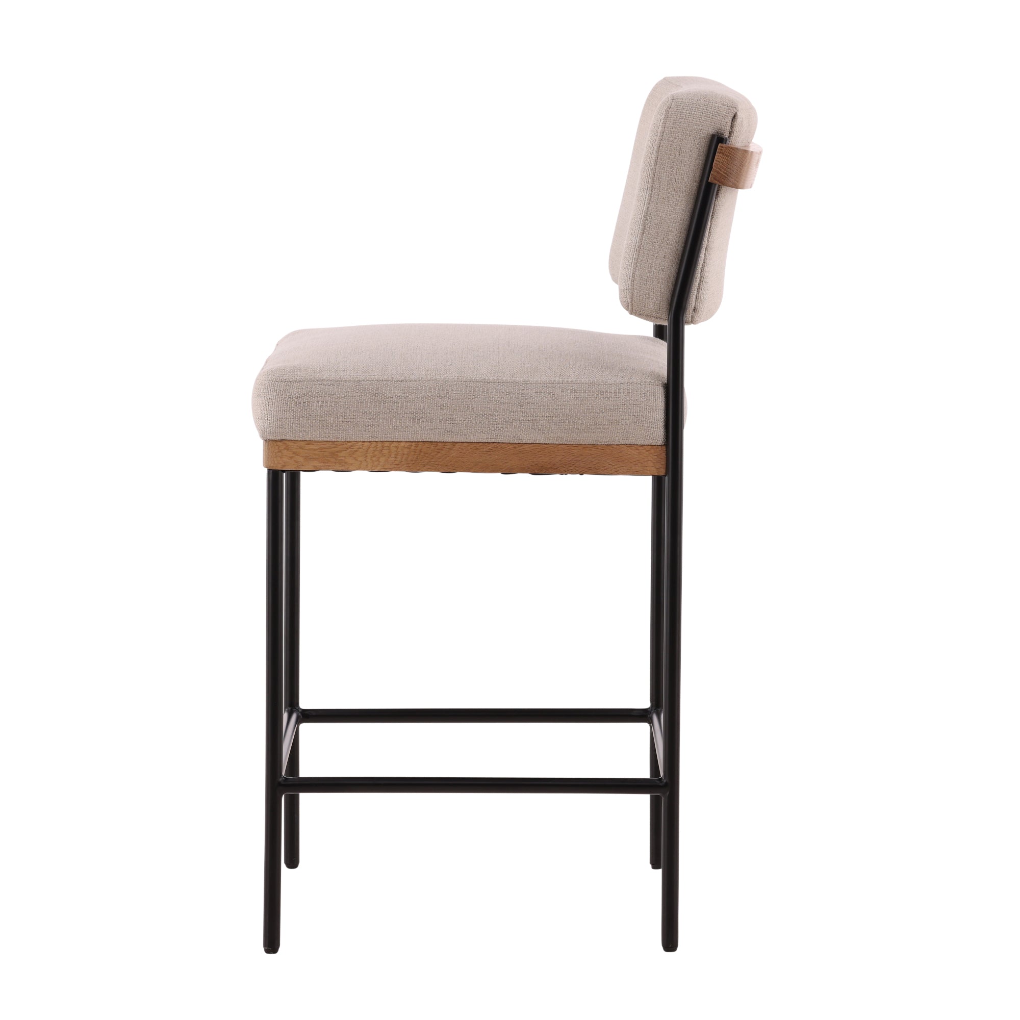 Rovello Upholstered Counter Stool - Wisteria