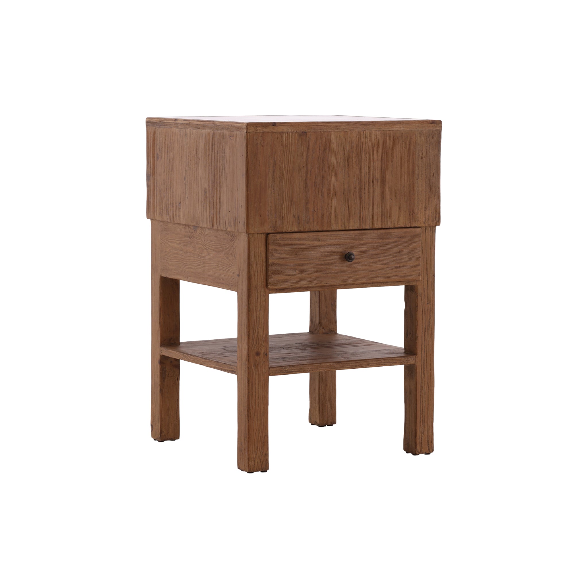 Brixton Reclaimed Wood Nightstand - Wisteria
