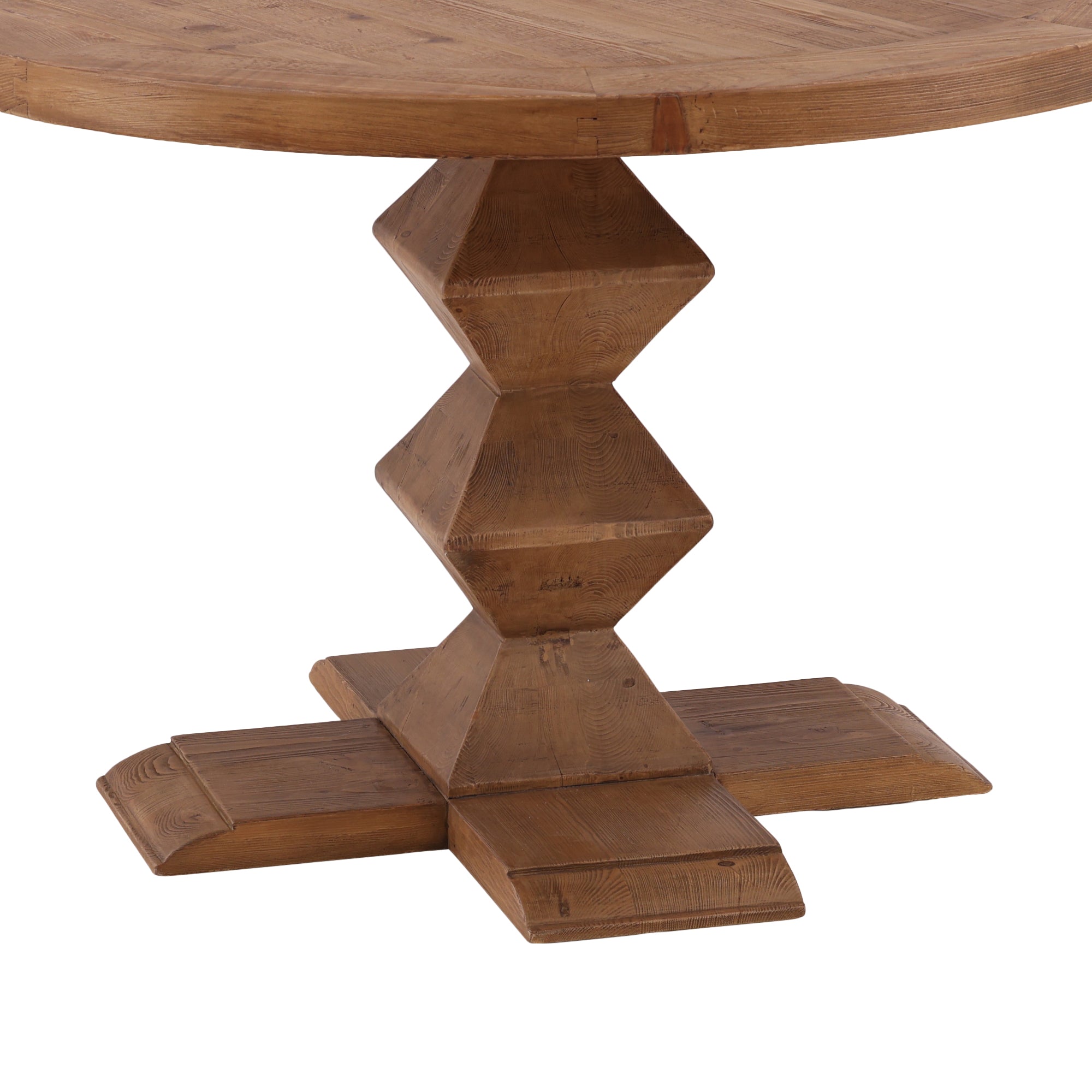 Cortello Wood Pedestal Table - Wisteria