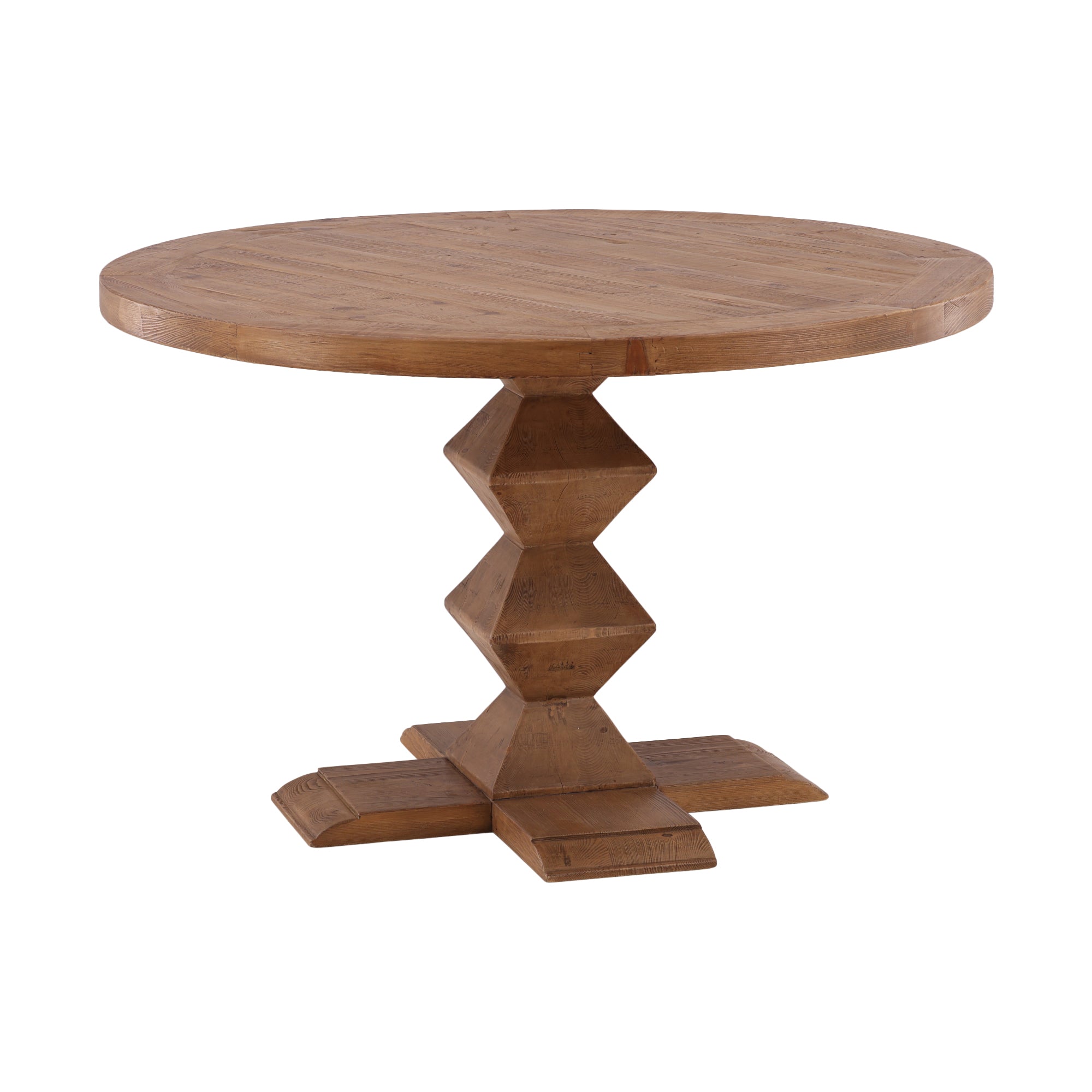 Cortello Wood Pedestal Table - Wisteria