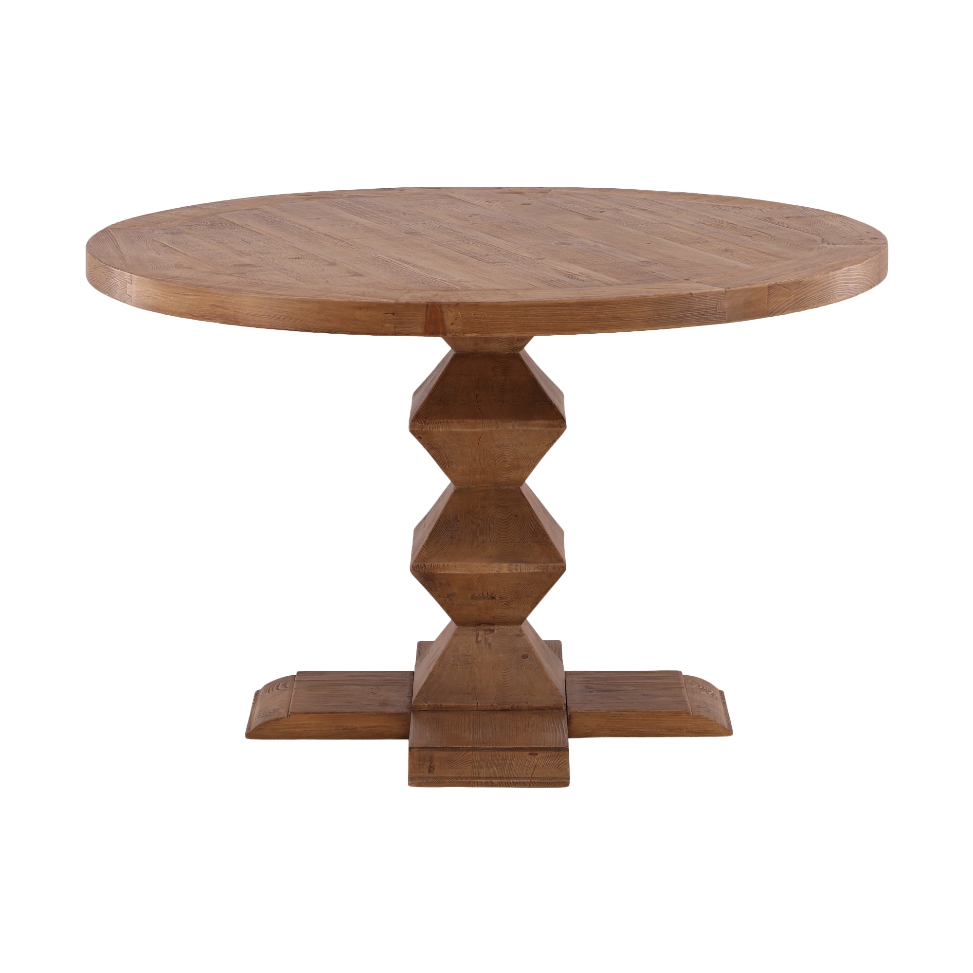 Cortello Wood Pedestal Table - Wisteria