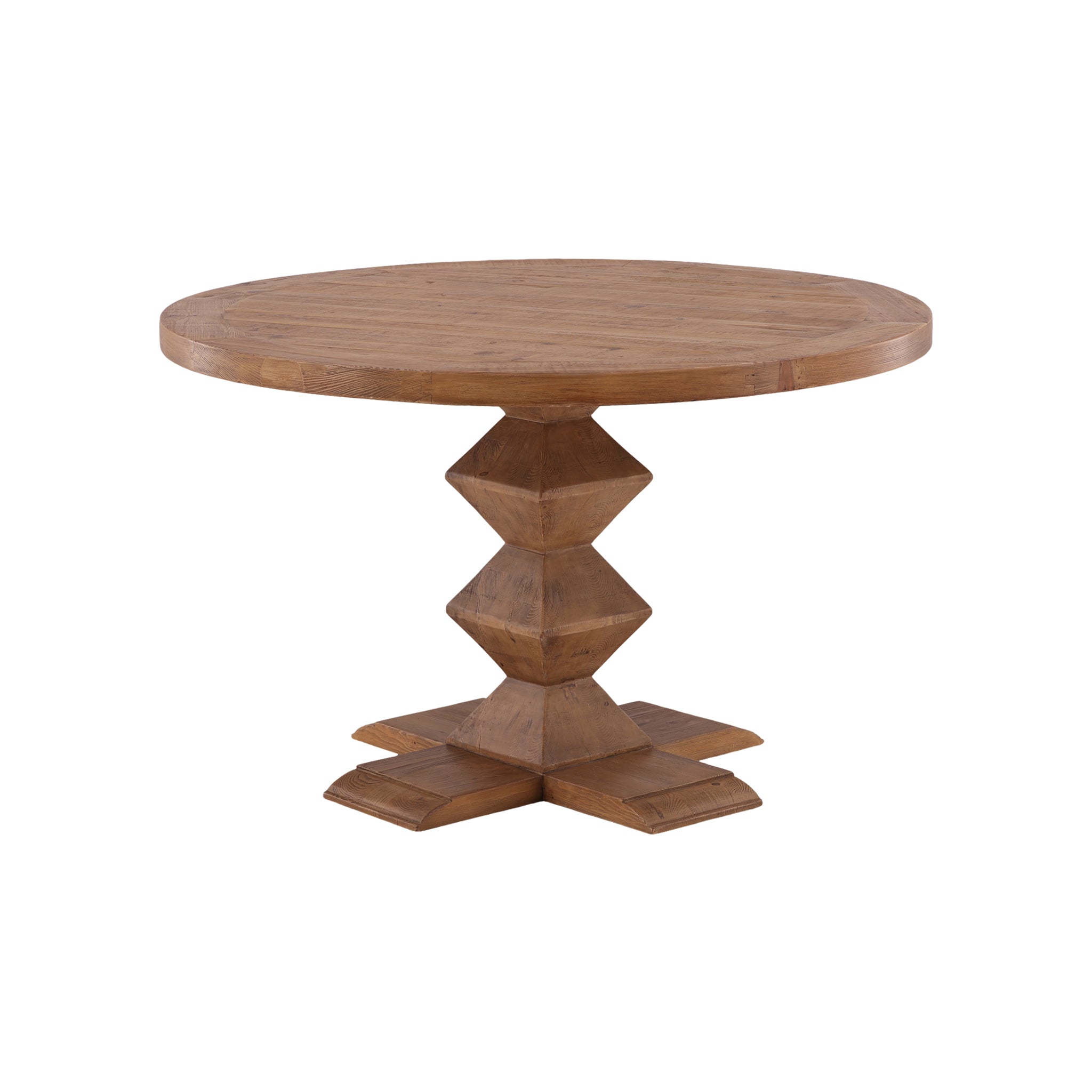 Cortello Wood Pedestal Table - Wisteria