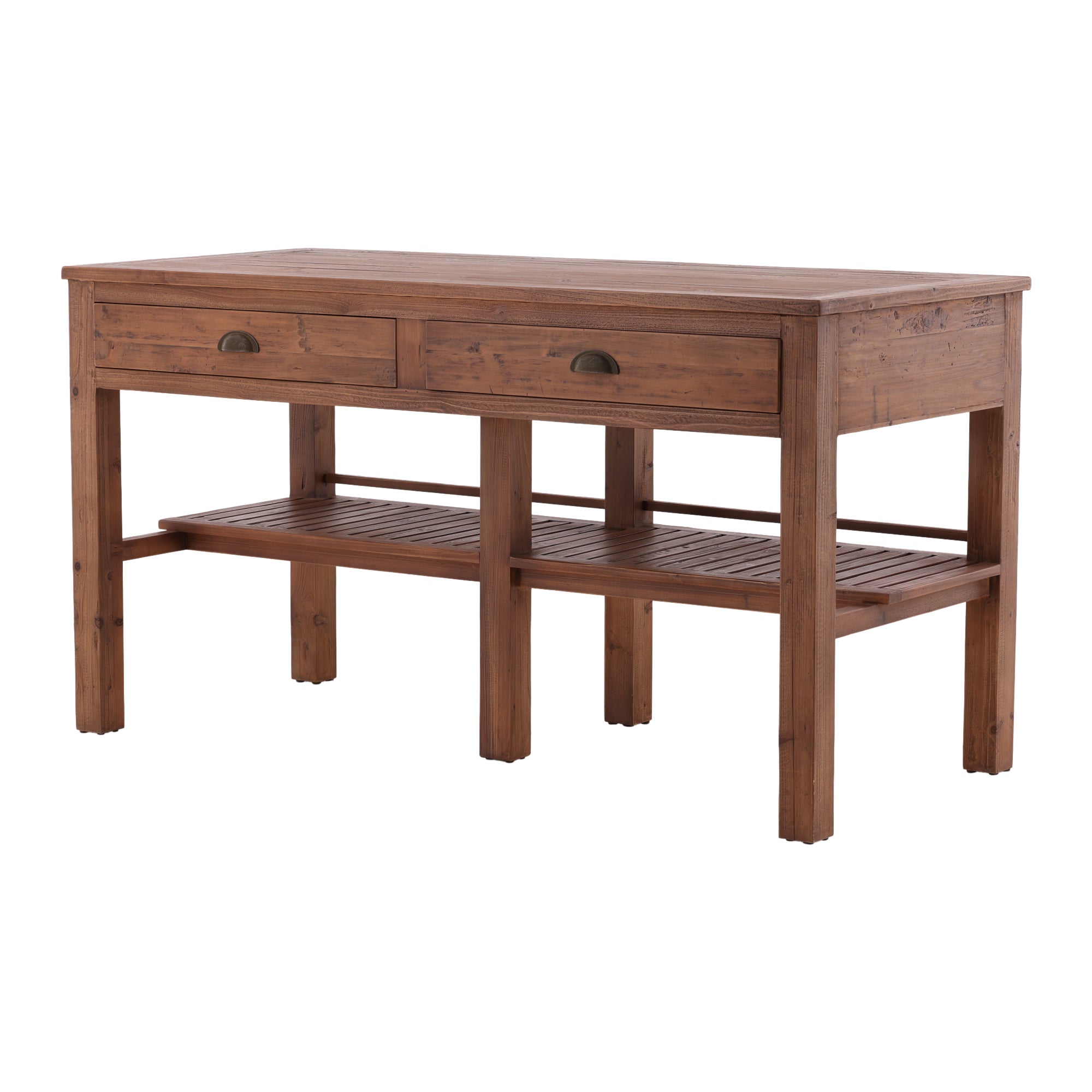 Halvorn Wood Kitchen Island - Wisteria