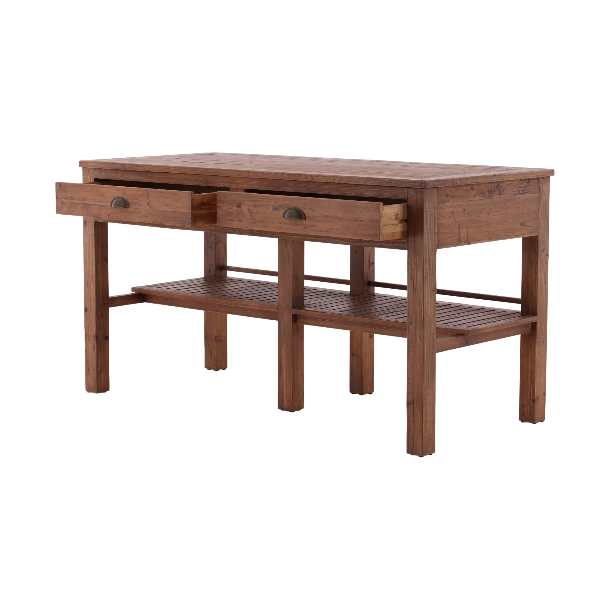 Halvorn Wood Kitchen Island - Wisteria
