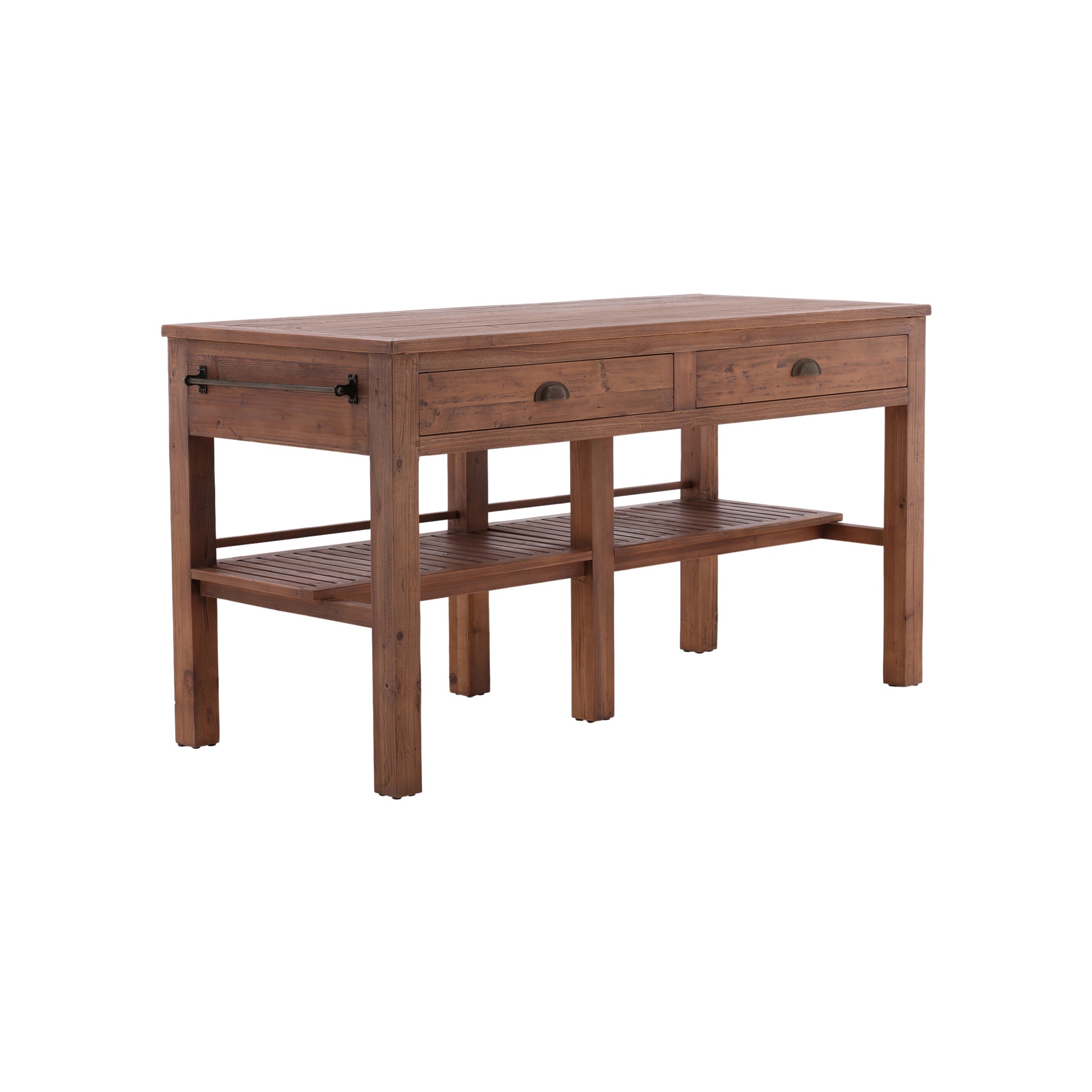 Halvorn Wood Kitchen Island - Wisteria