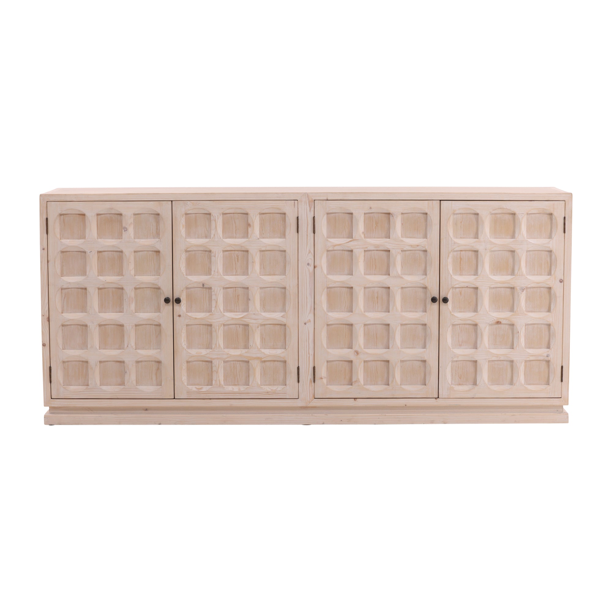 Norevik Carved Wood Sideboard - Wisteria