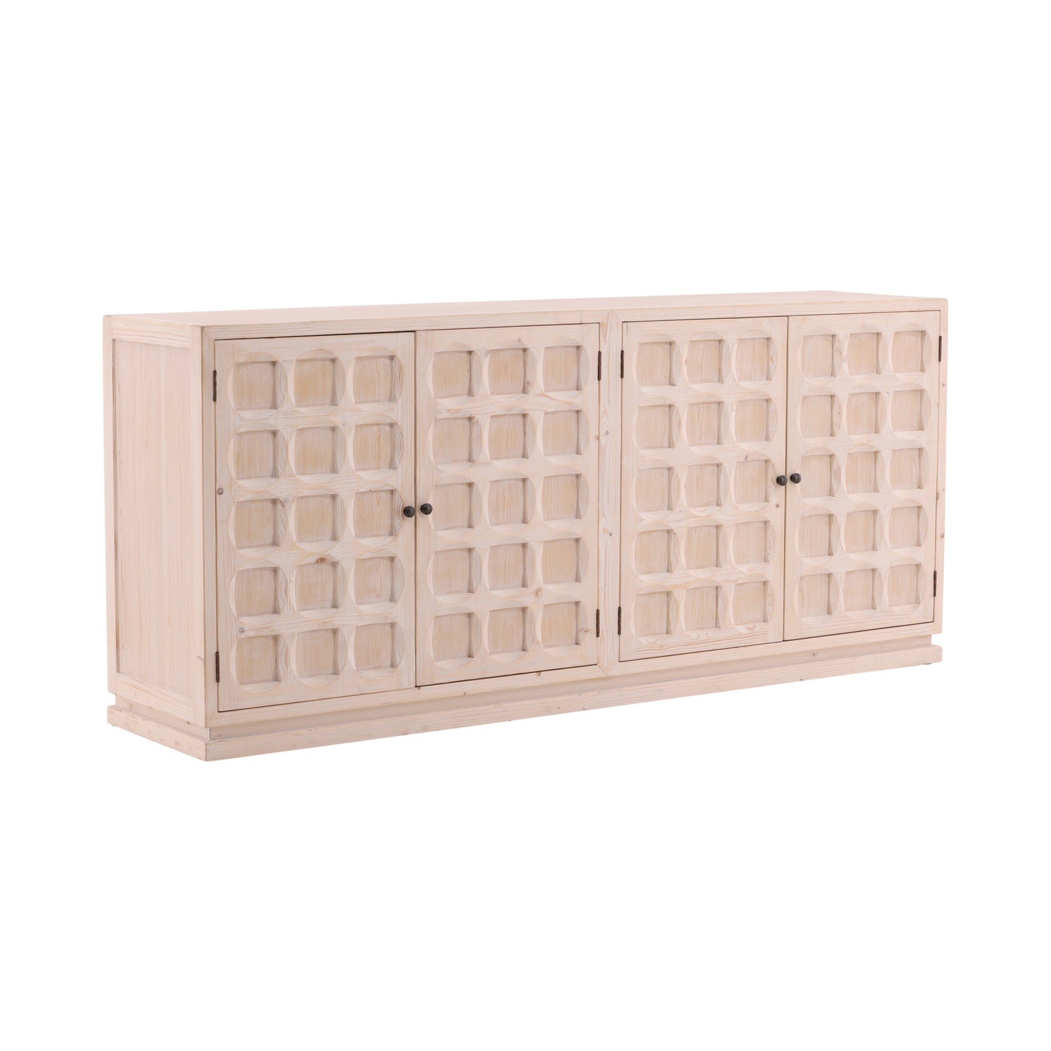 Norevik Carved Wood Sideboard - Wisteria