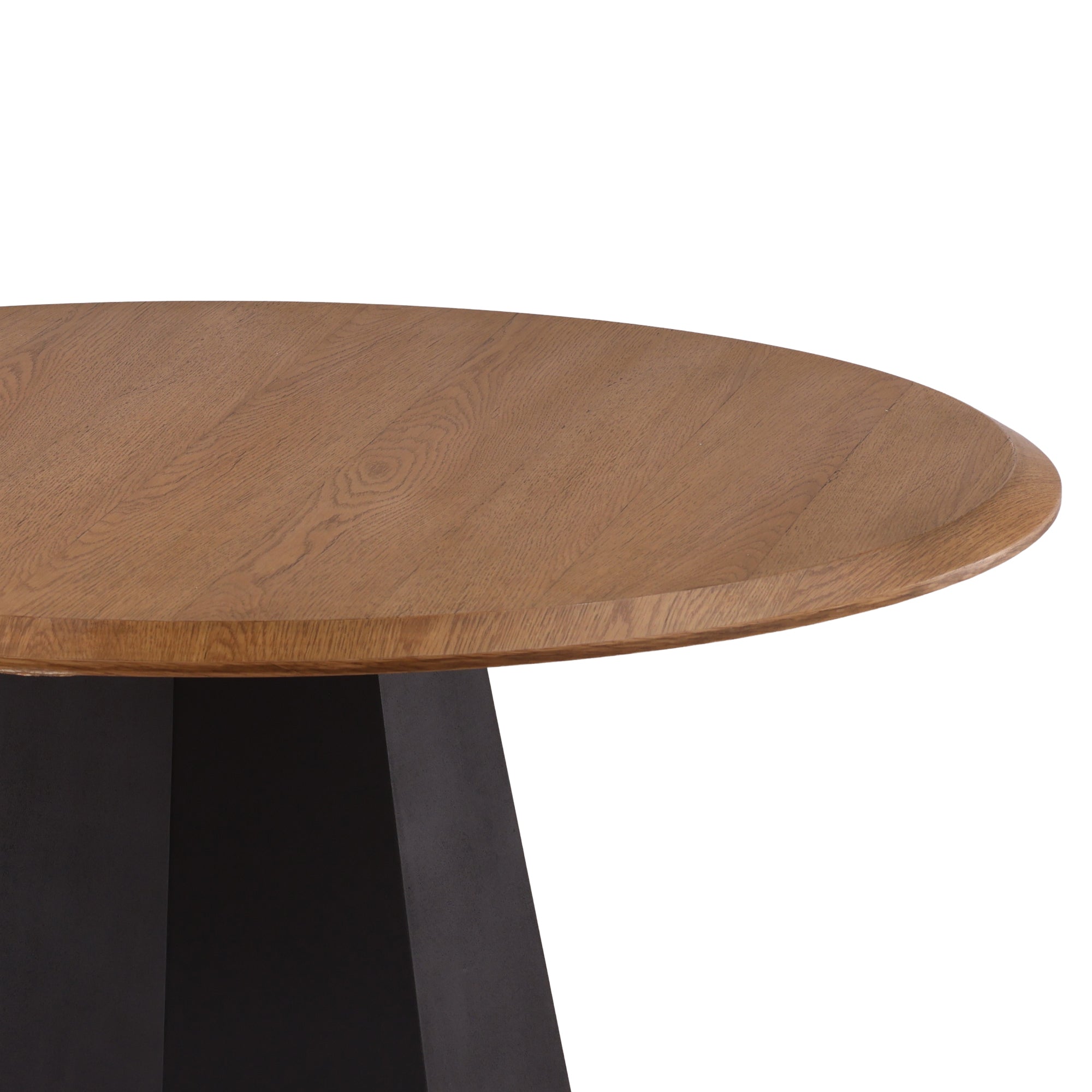 Kapzein Oak Pedestal Table - Wisteria