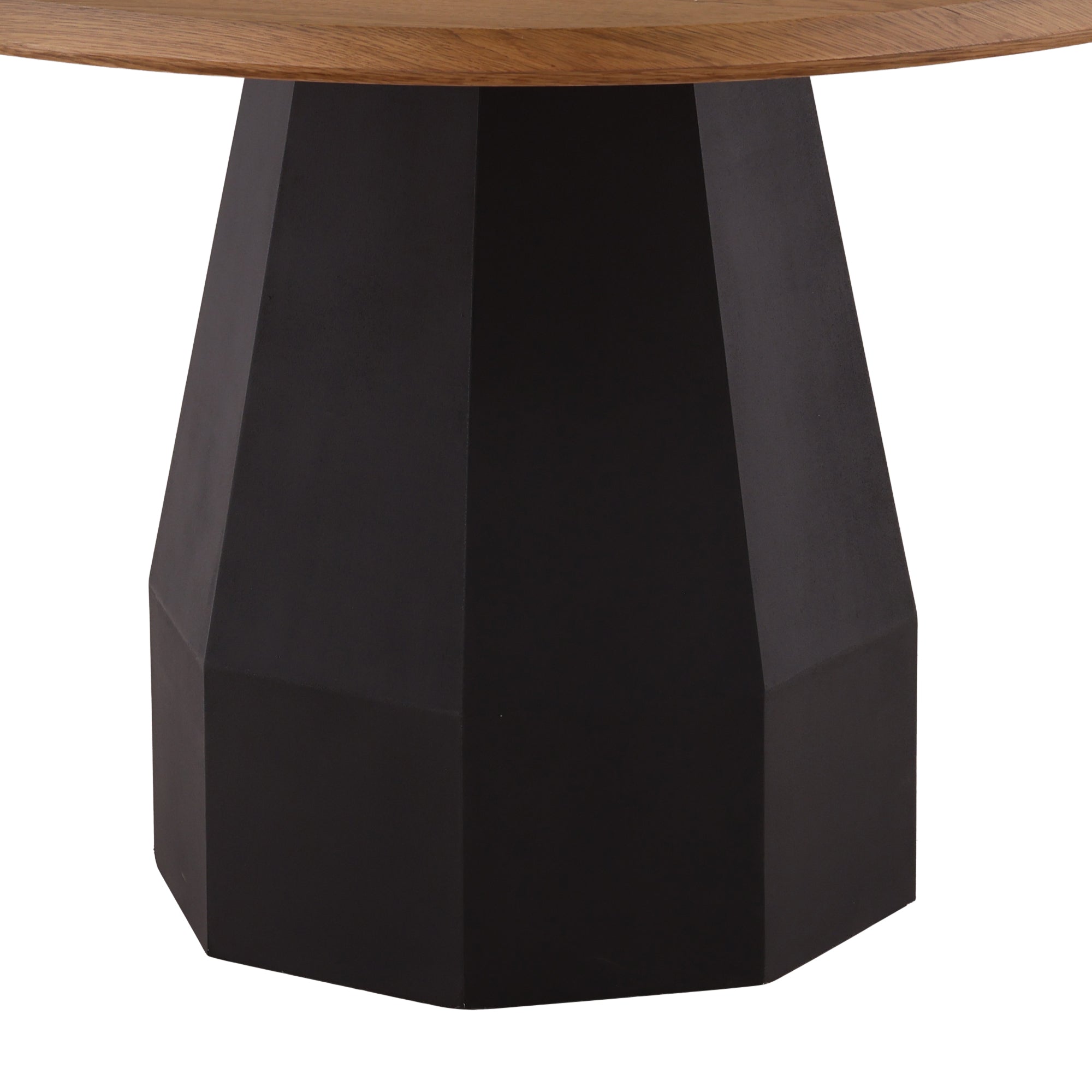 Kapzein Oak Pedestal Table - Wisteria