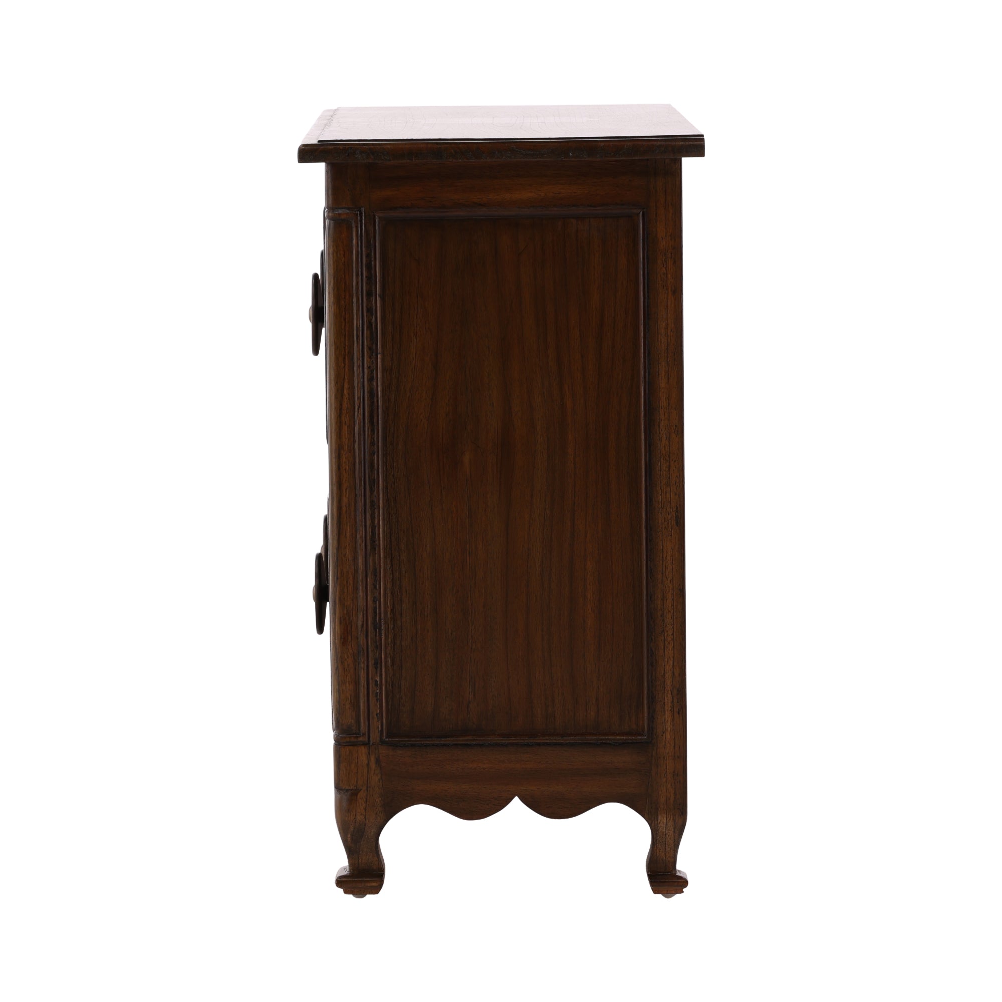 Brionza Carved Wood Chest - Wisteria