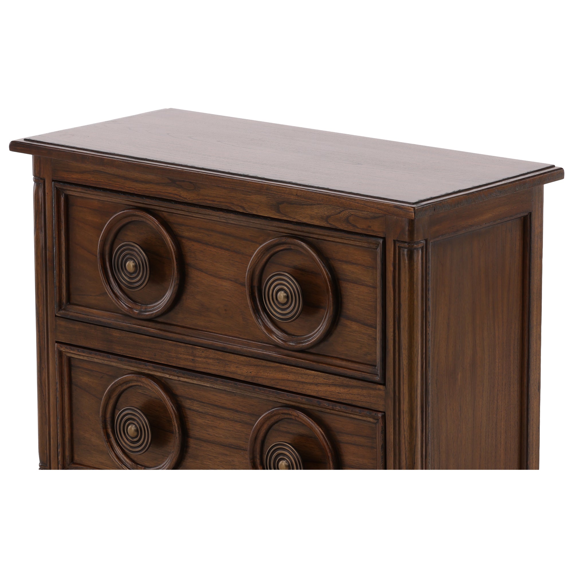 Brionza Carved Wood Chest - Wisteria