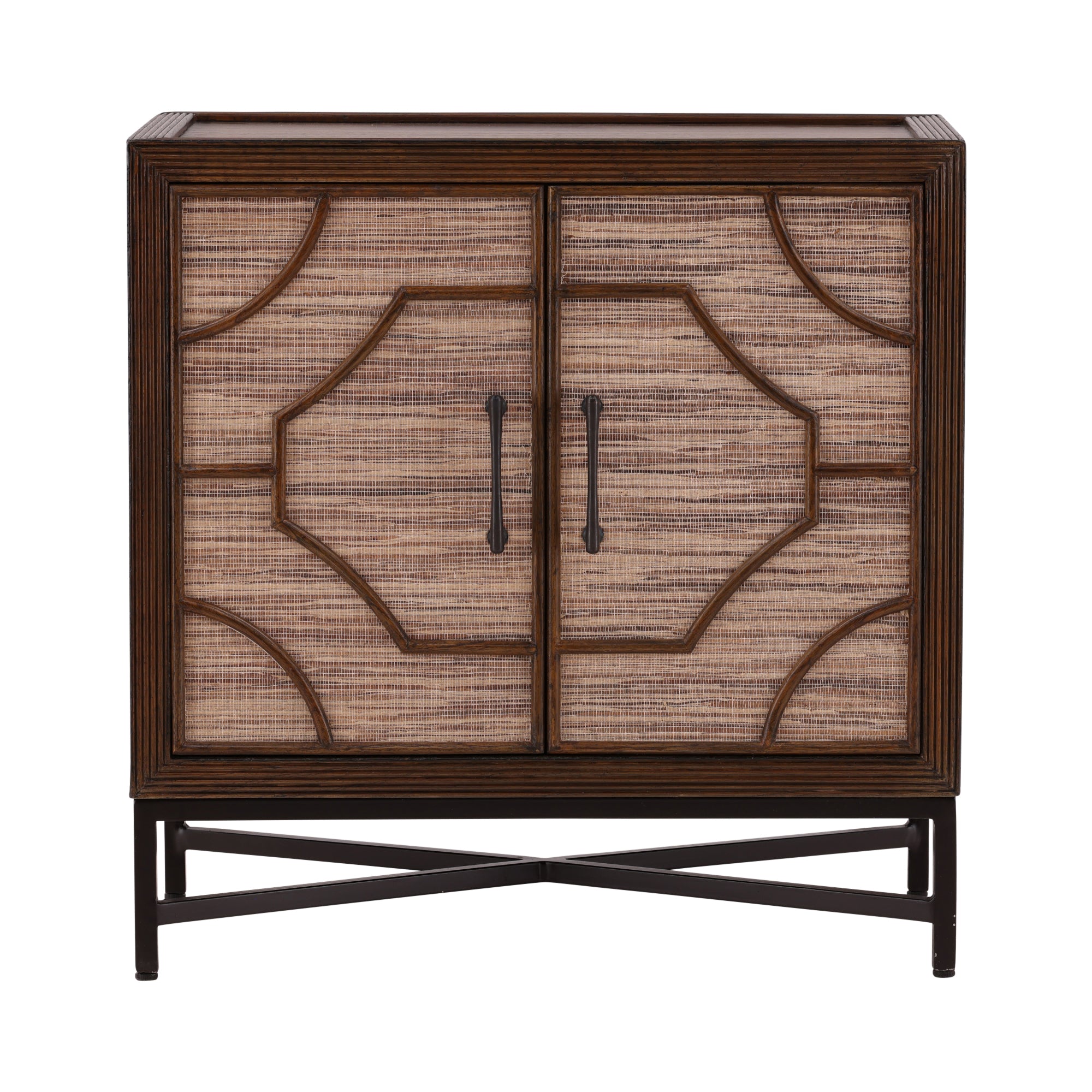 Thessaly Rattan Door Cabinet - Wisteria