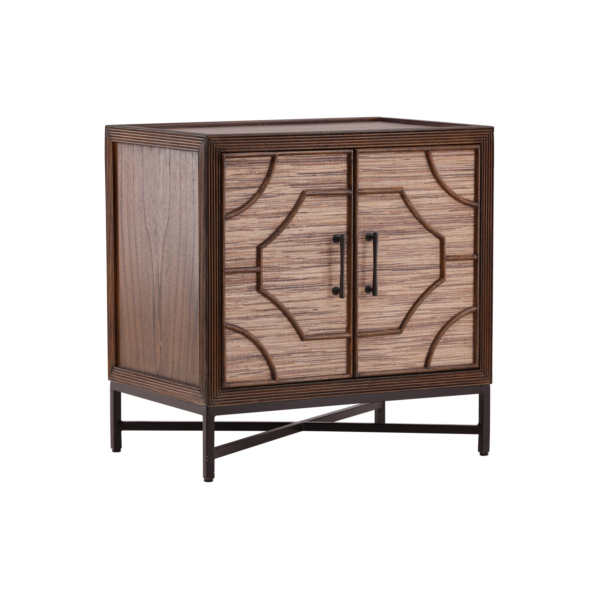 Thessaly Rattan Door Cabinet - Wisteria