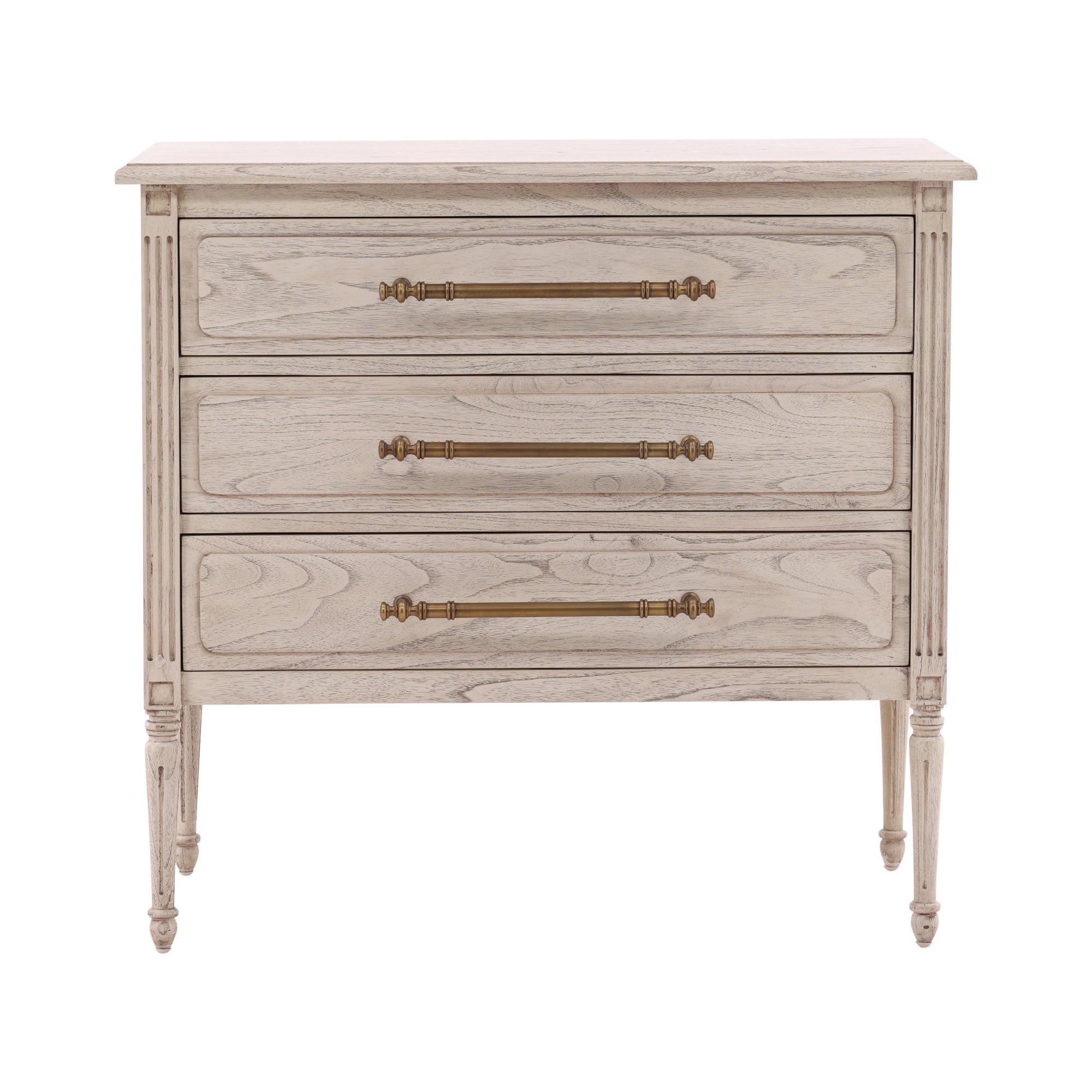 Etrielle Washed Wood Chest - Wisteria