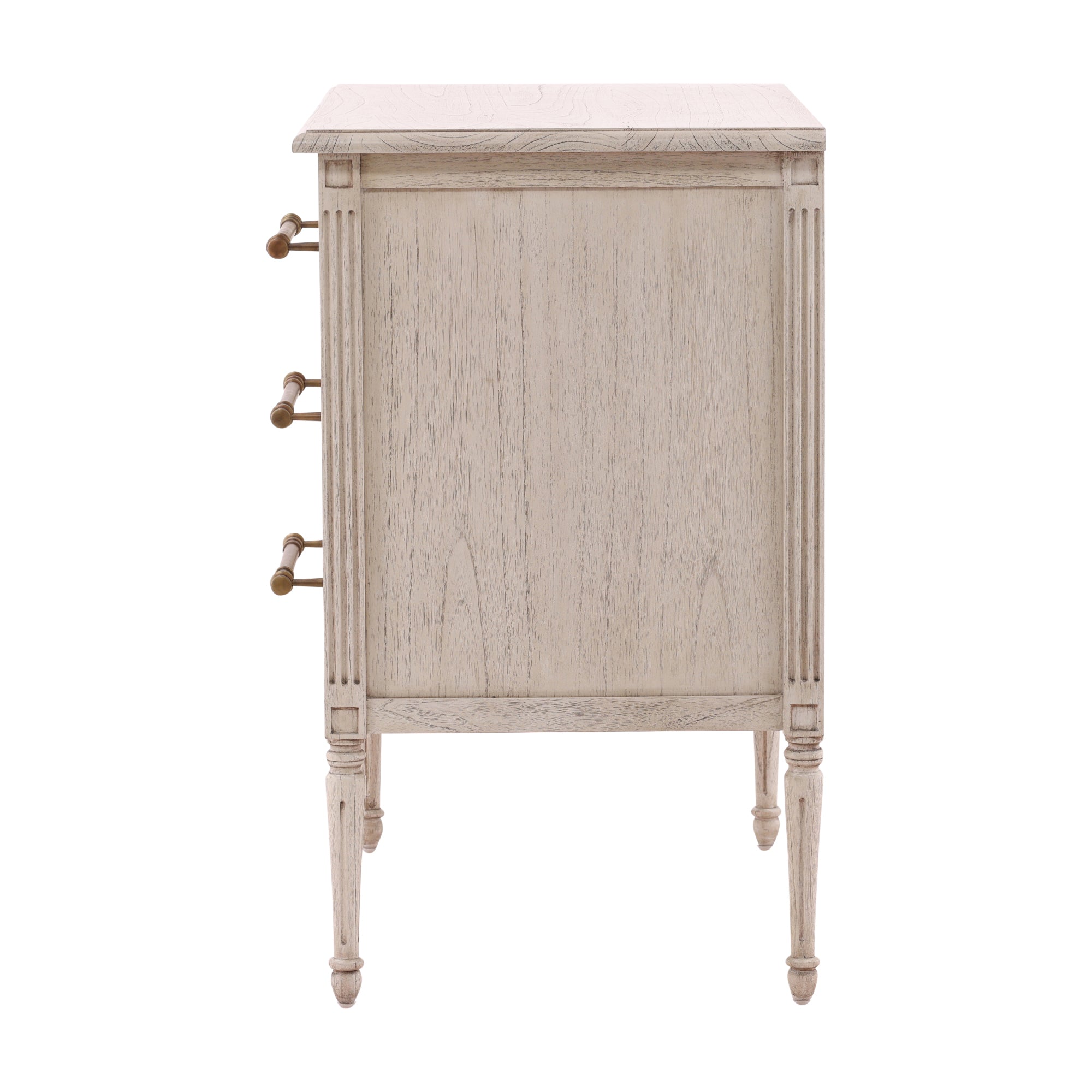 Etrielle Washed Wood Chest - Wisteria