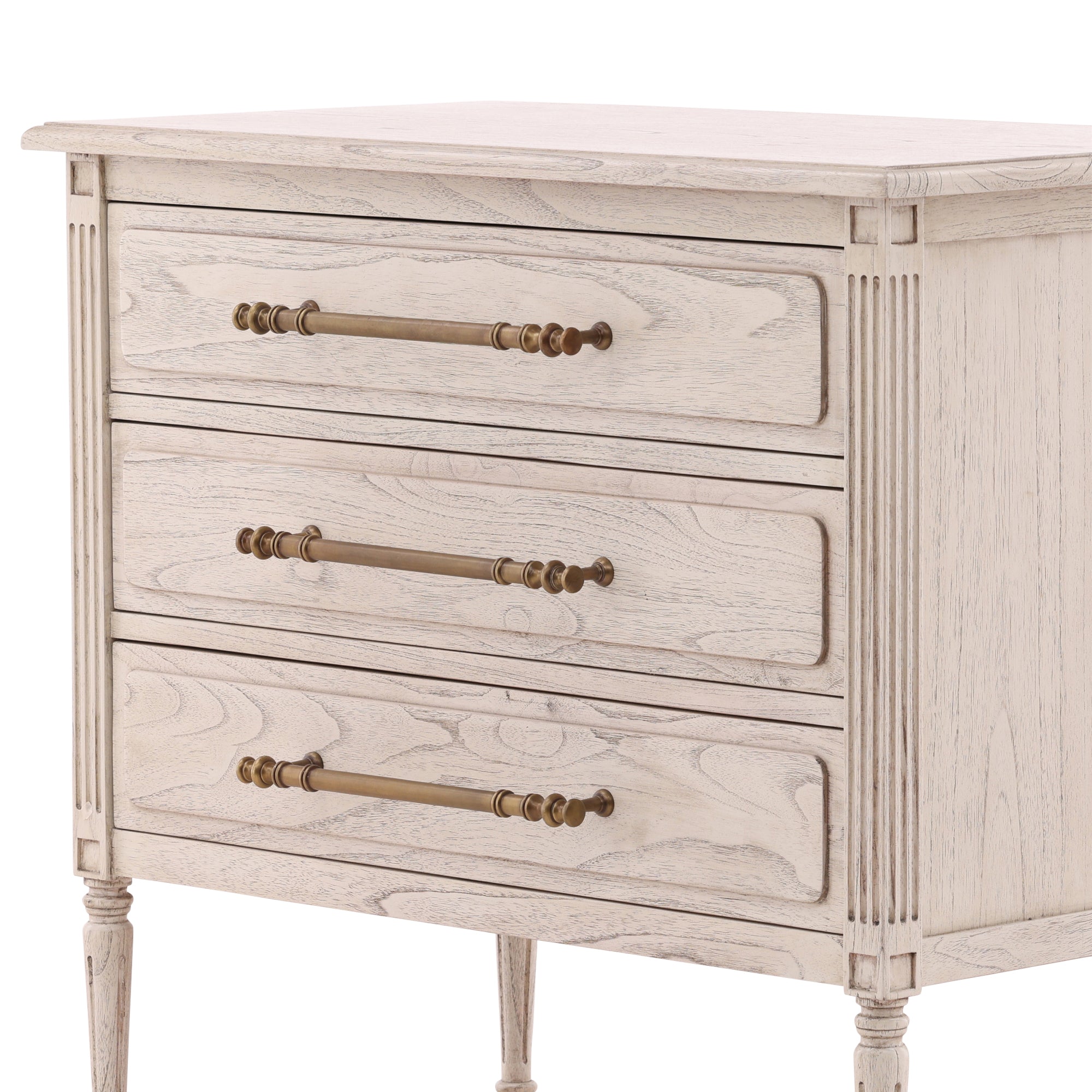 Etrielle Washed Wood Chest - Wisteria
