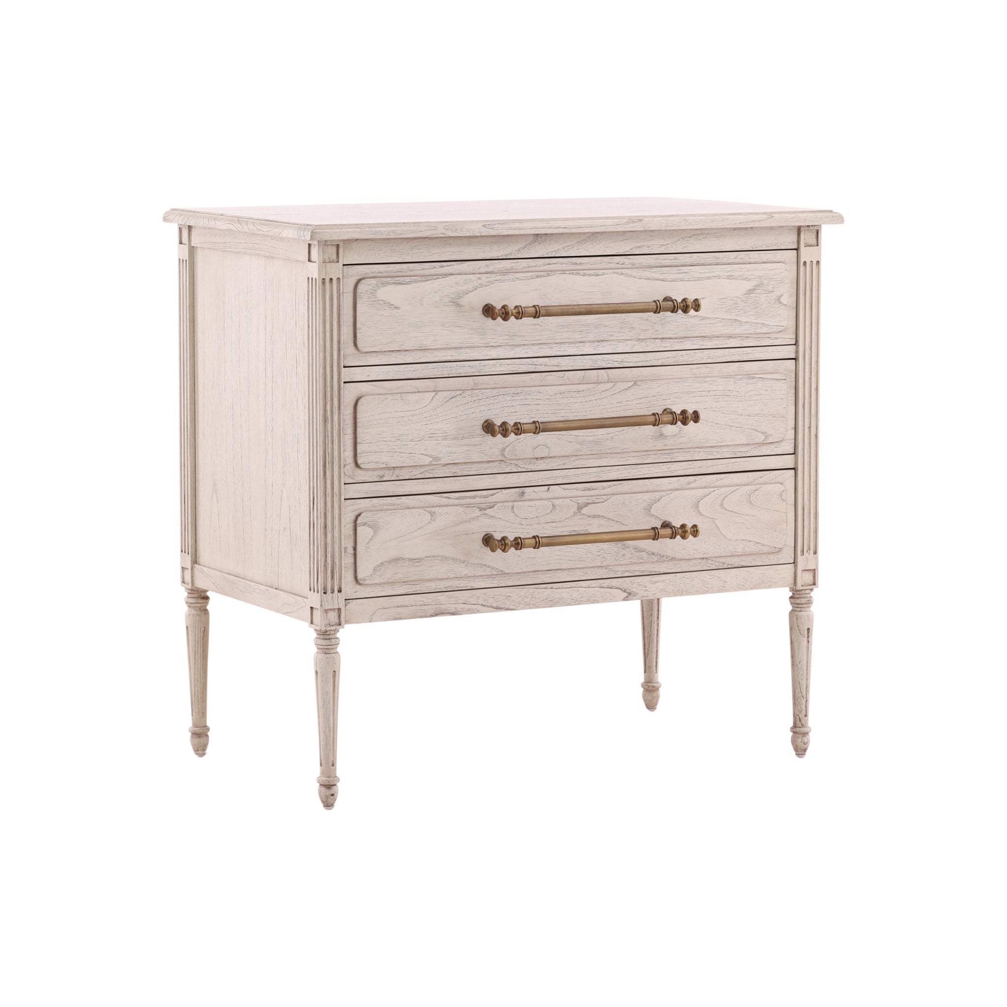 Etrielle Washed Wood Chest - Wisteria