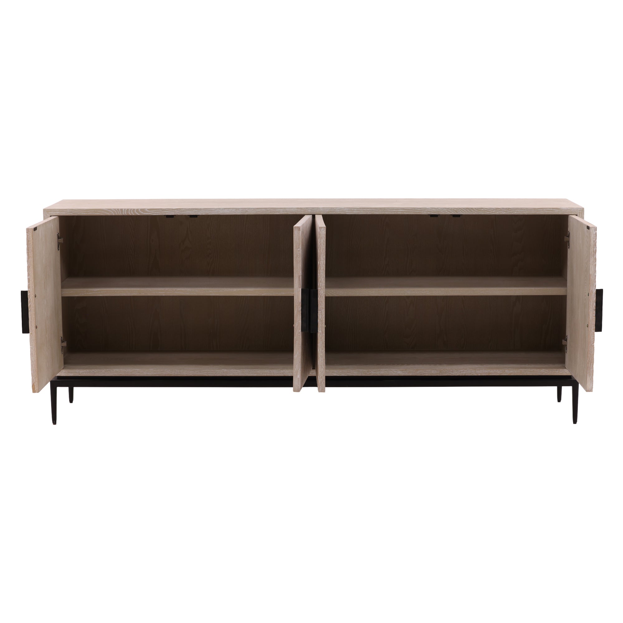 Bravion Sunburst Wood Sideboard - Wisteria