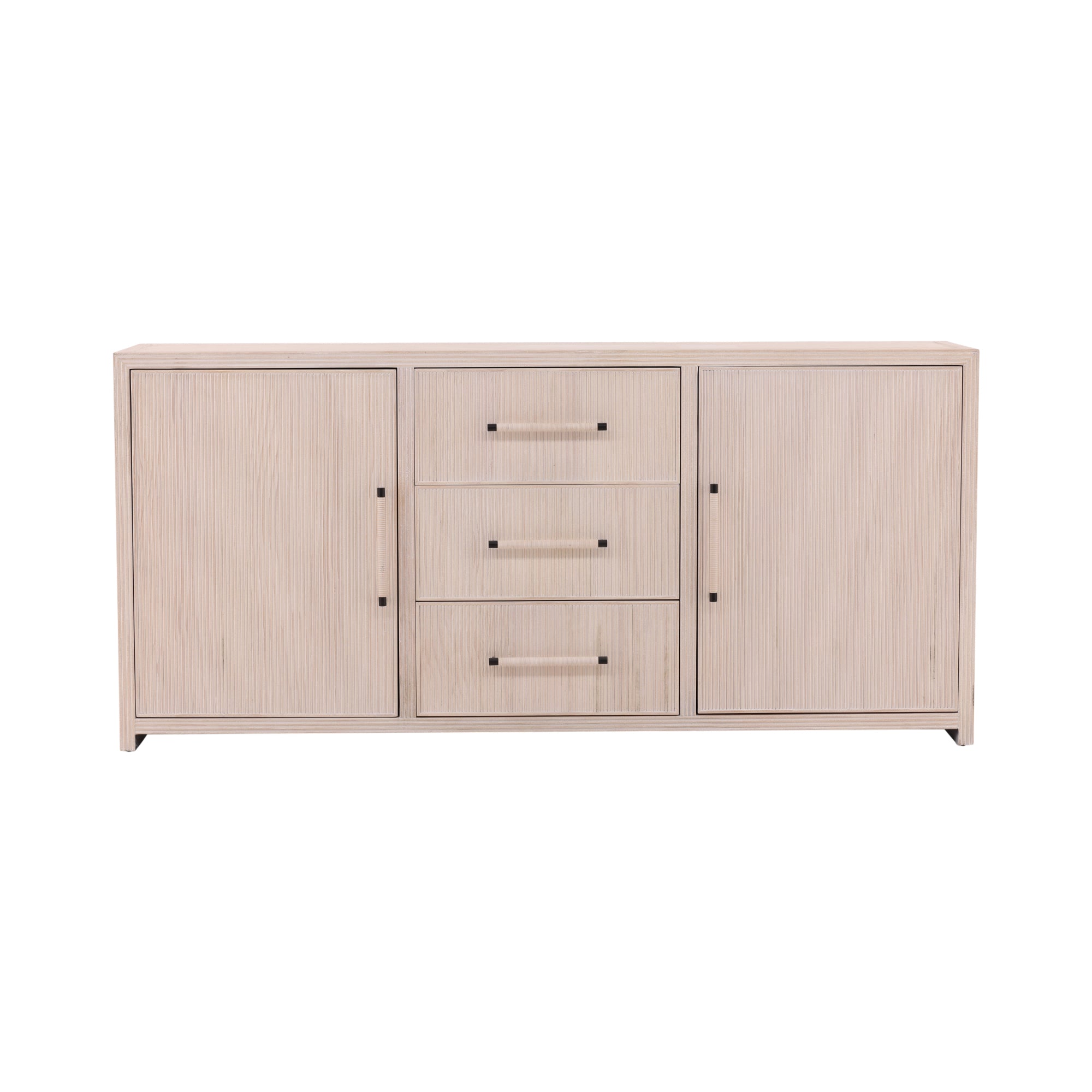 Calmere Ribbed Wood Sideboard - Wisteria