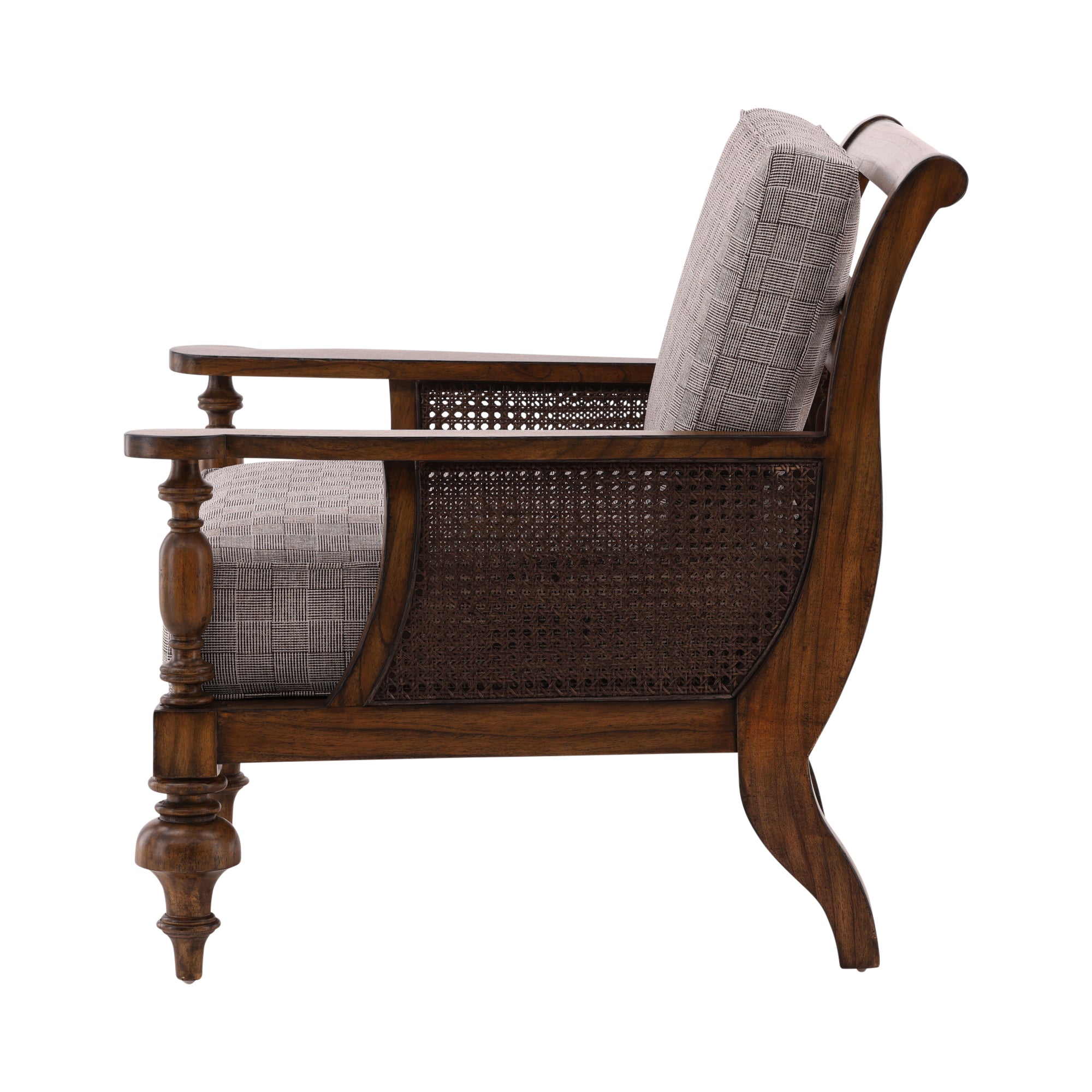 Brionne Cane Wood Lounge Chair