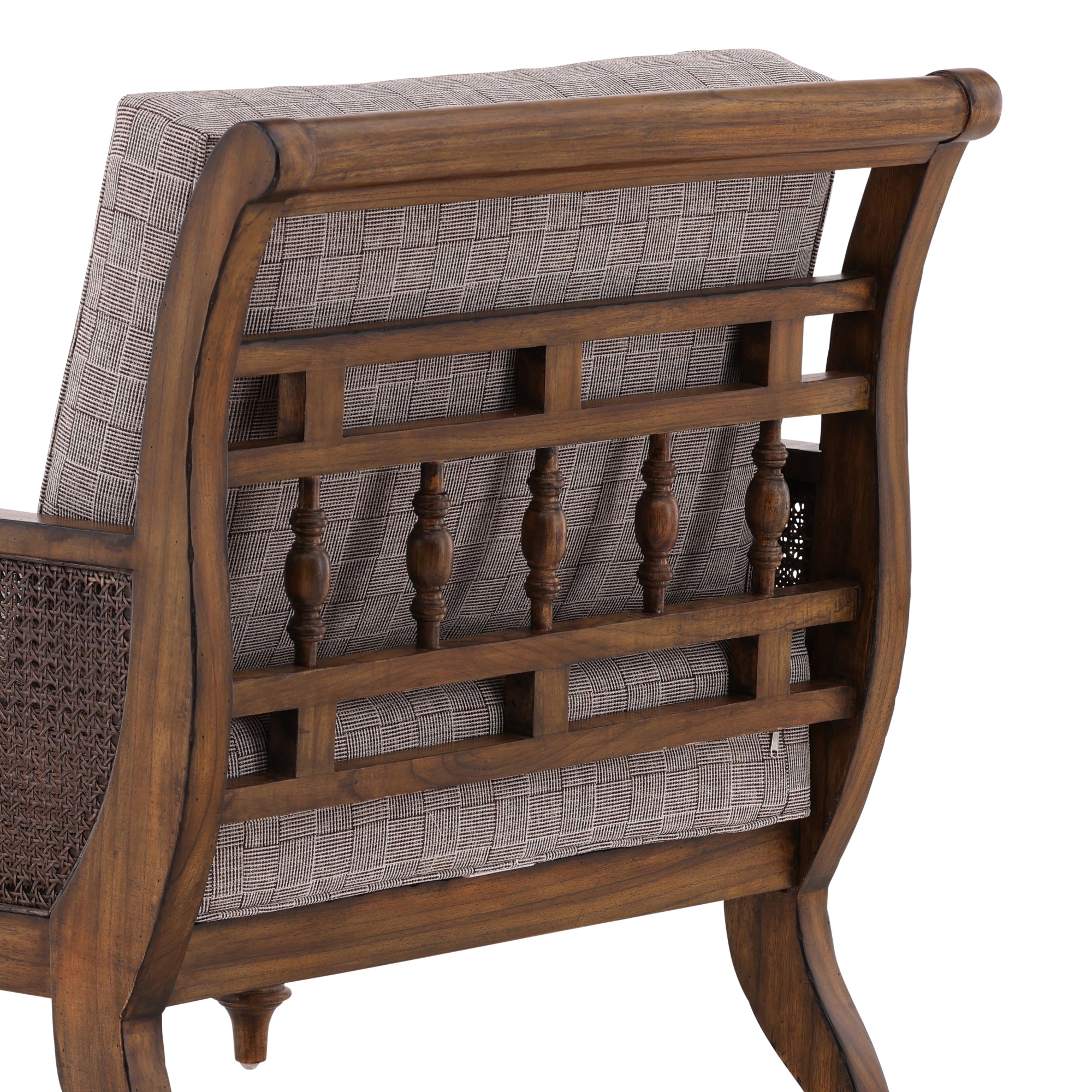 Brionne Cane Wood Lounge Chair