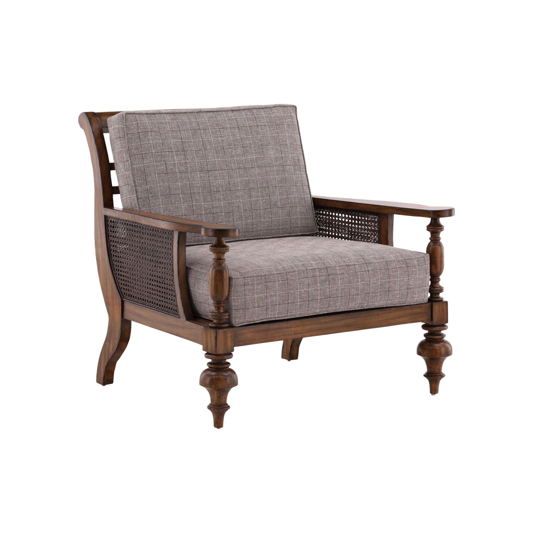 Brionne Cane Wood Lounge Chair