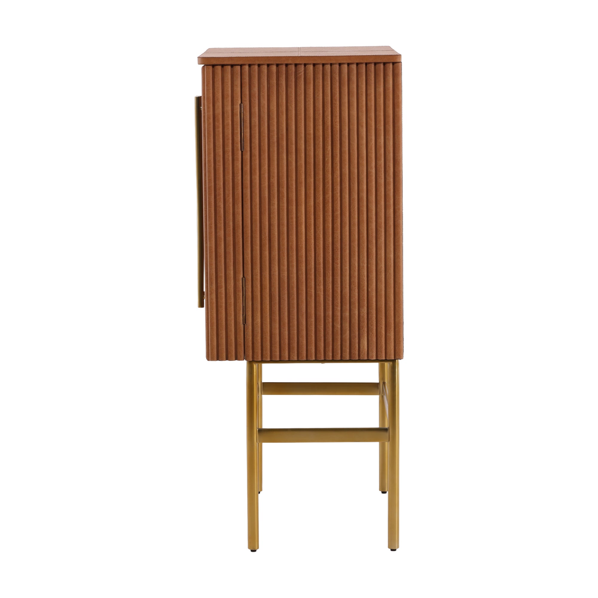 Calvino Fluted Wood Cabinet - Wisteria