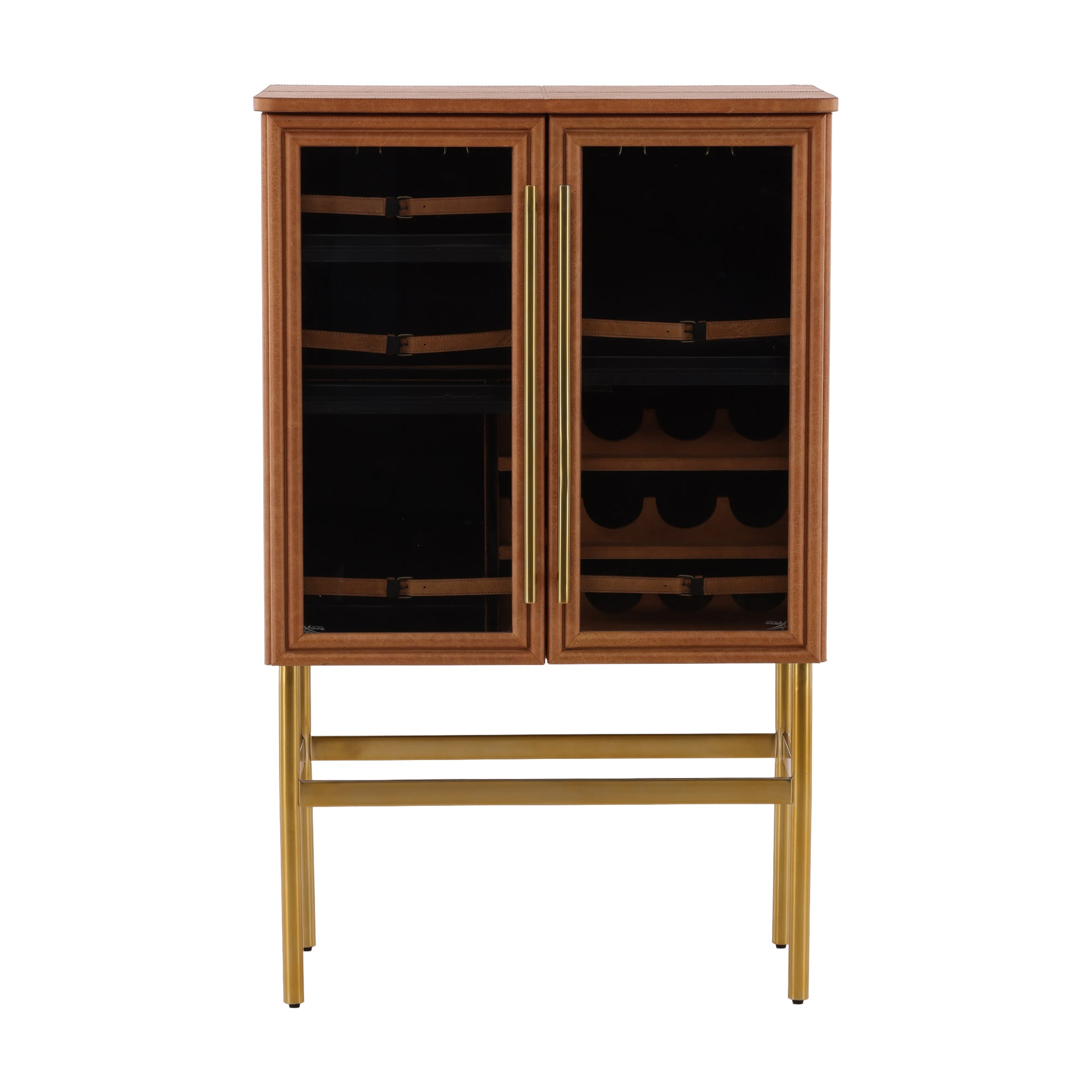 Calvino Fluted Wood Cabinet - Wisteria