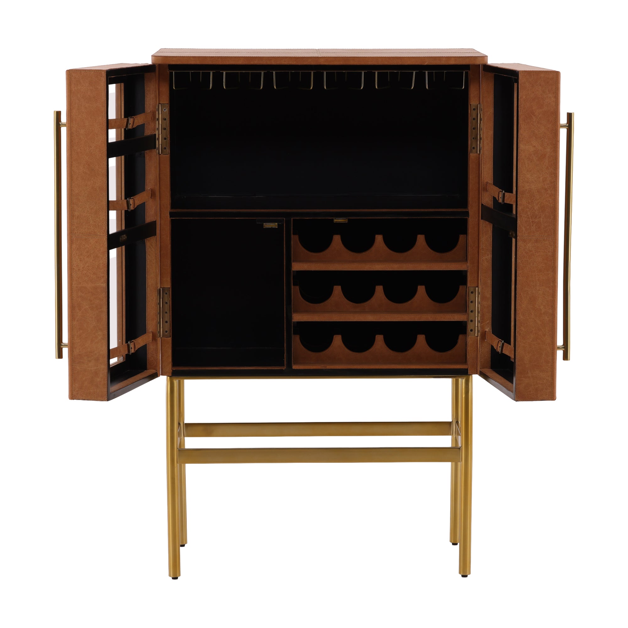 Calvino Fluted Wood Cabinet - Wisteria
