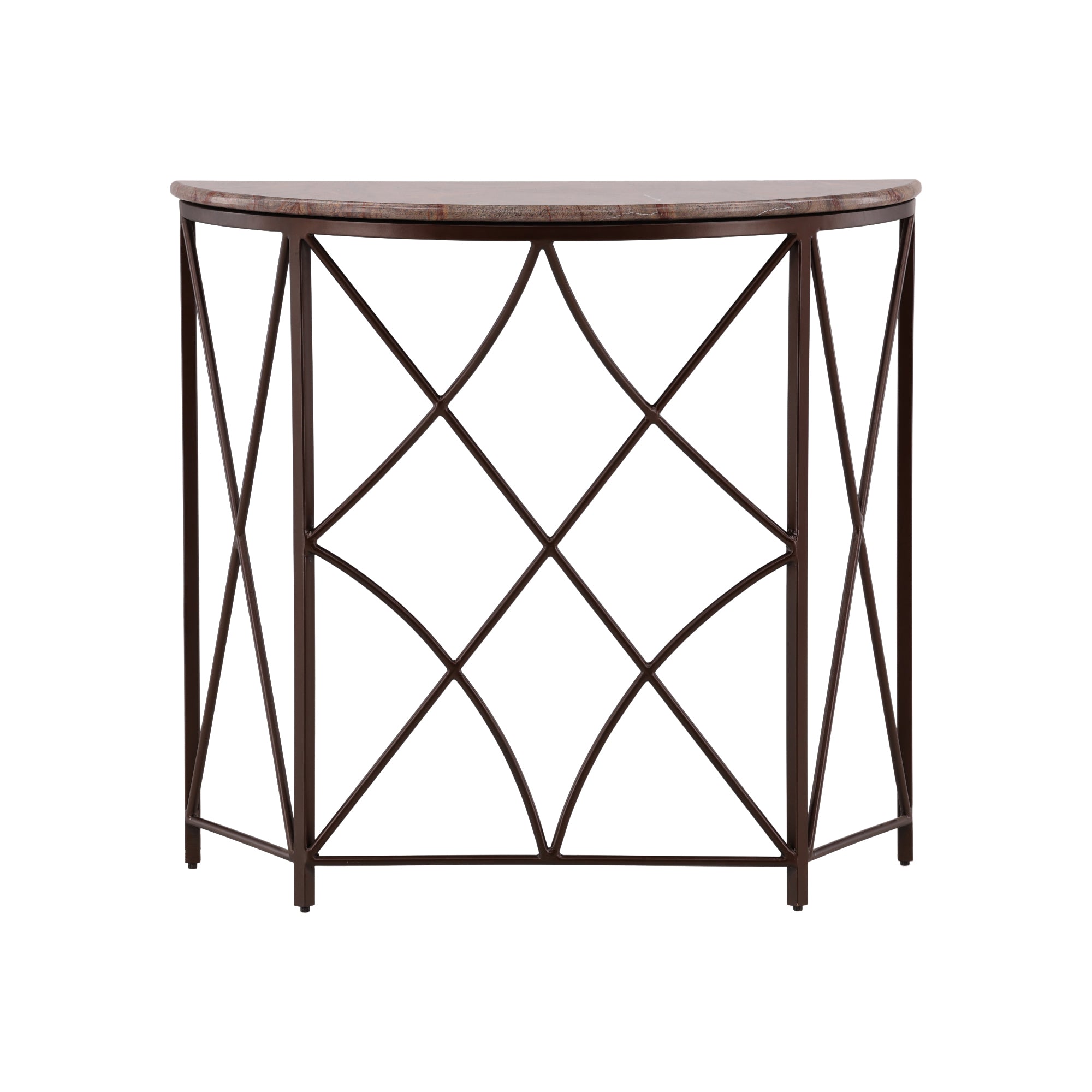 Orsini Iron Console Table - Wisteria