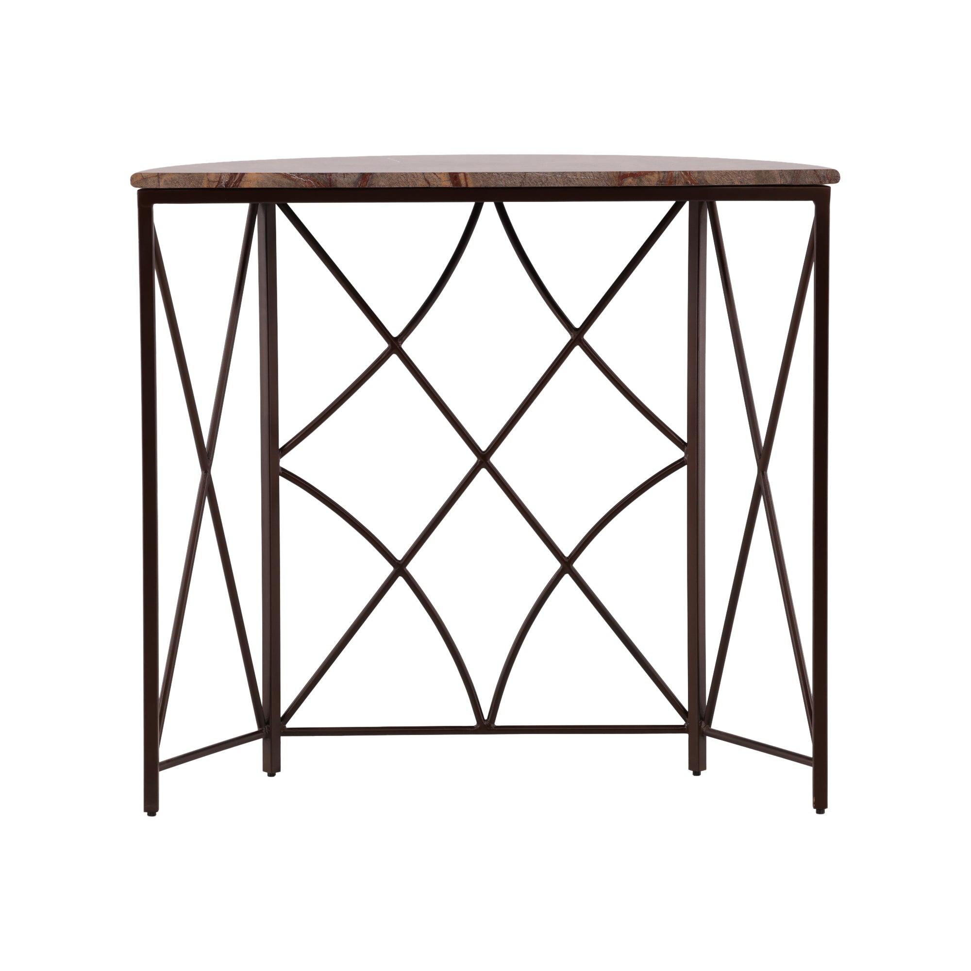 Orsini Iron Console Table - Wisteria