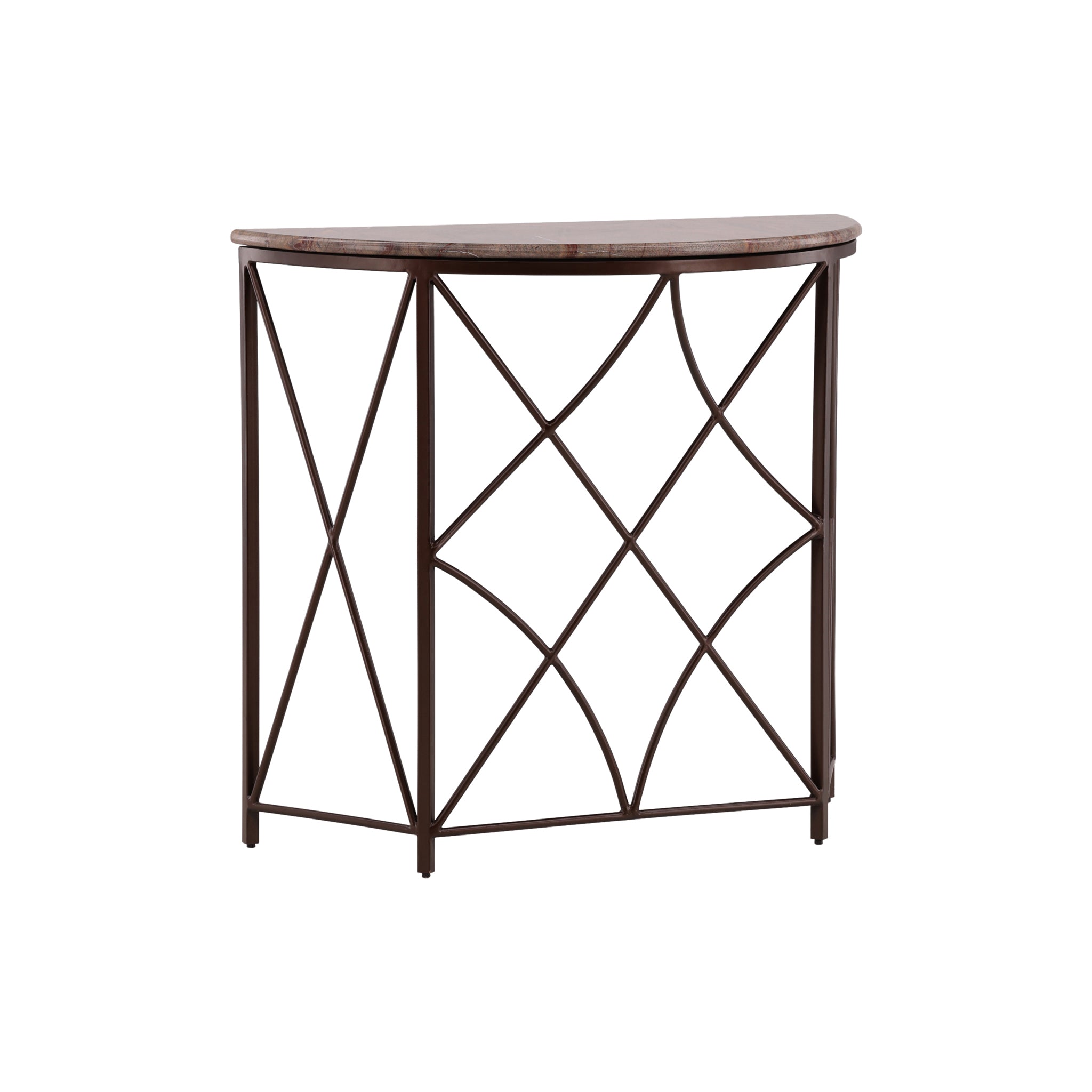 Orsini Iron Console Table - Wisteria