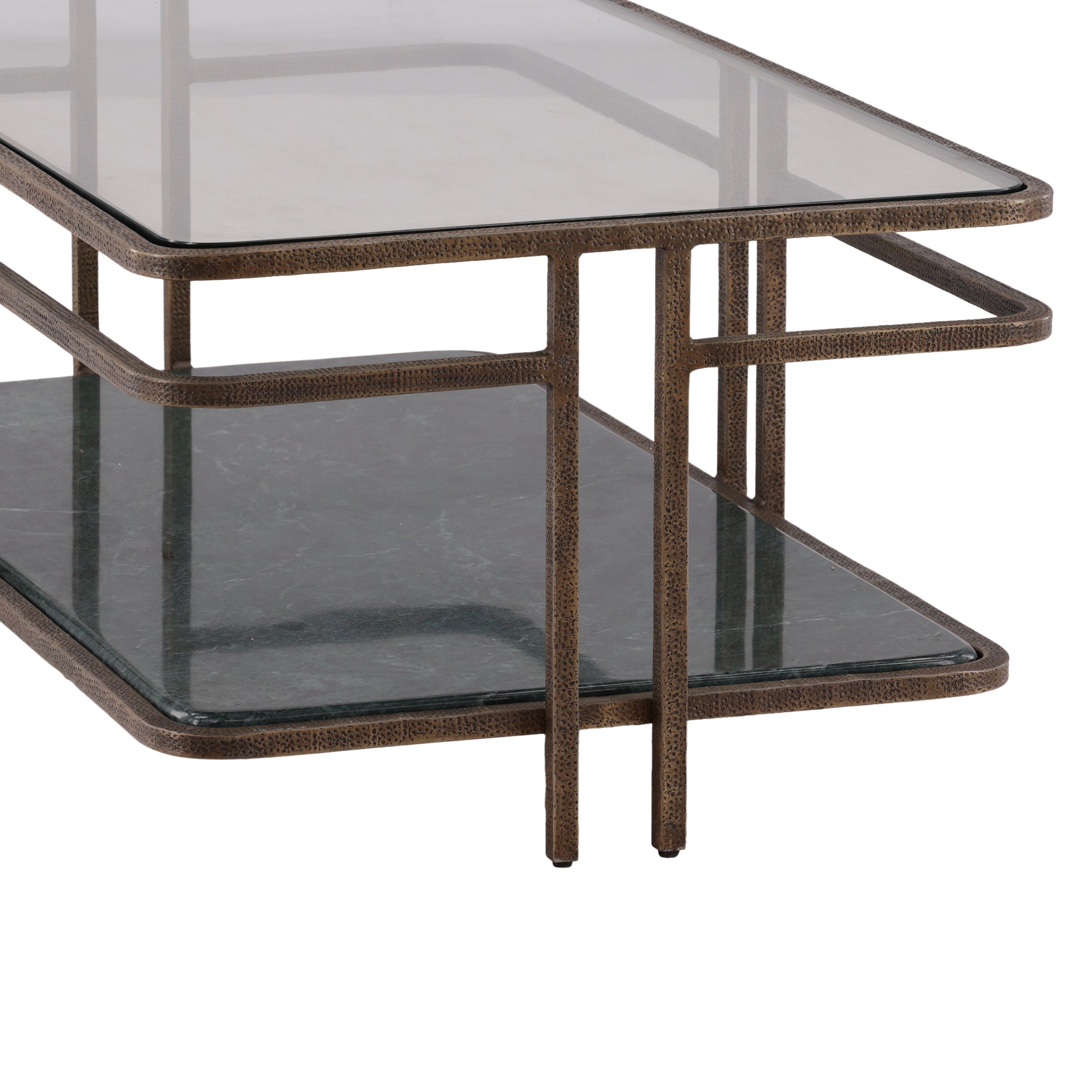 Kestaro Glass Shelf Console - Wisteria