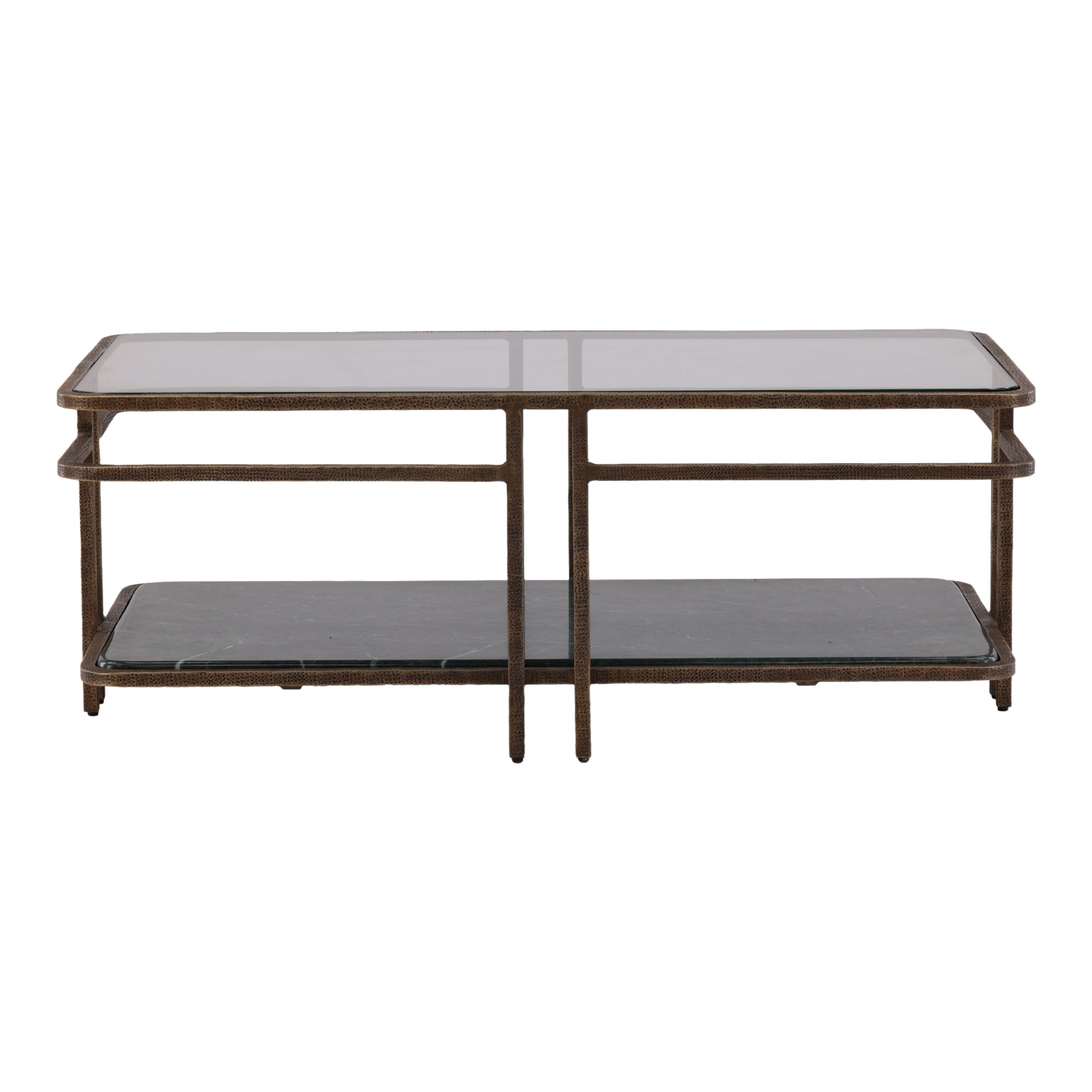 Kestaro Glass Shelf Console - Wisteria