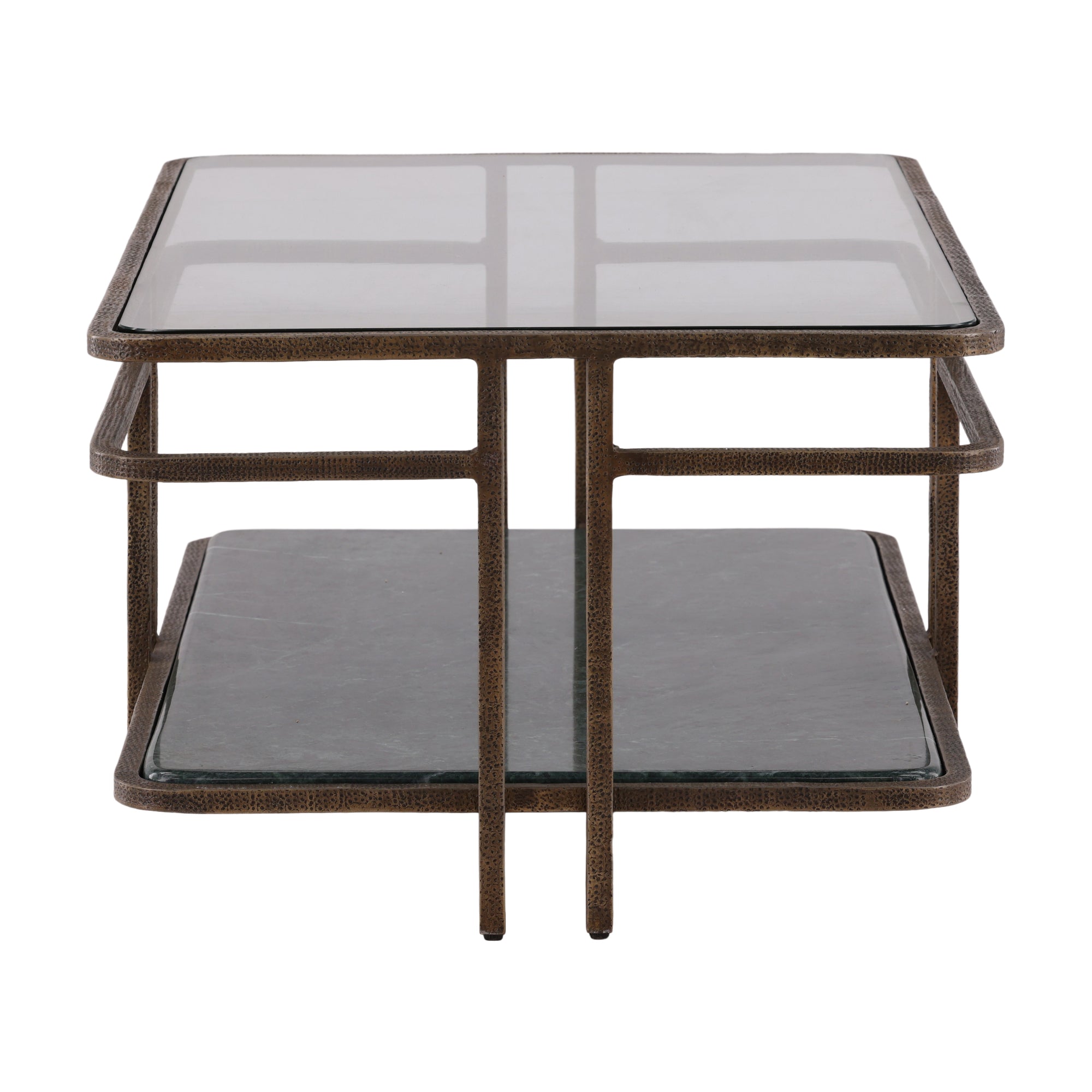 Kestaro Glass Shelf Console - Wisteria