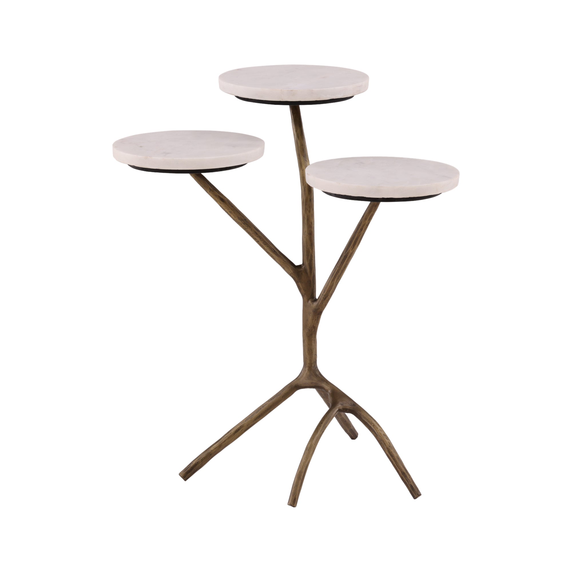 Jodhra Brass Drink Table - Wisteria