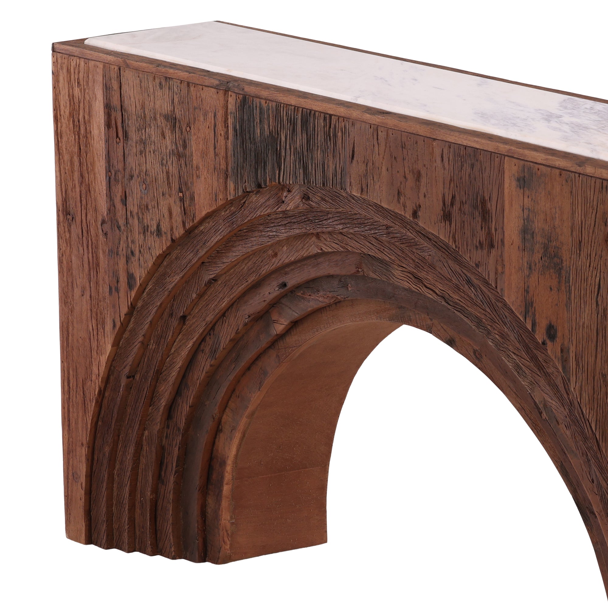 Arashi Reclaimed Wood Console - Wisteria