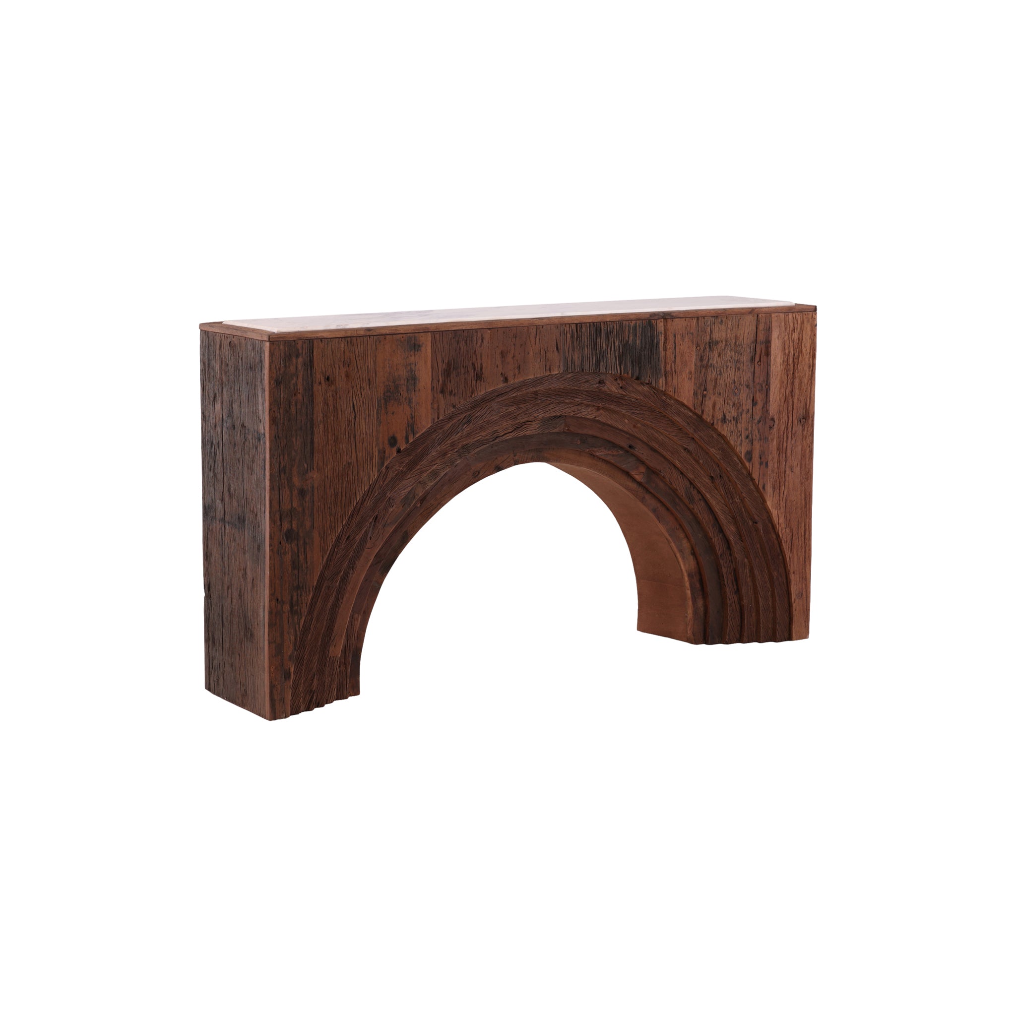 Arashi Reclaimed Wood Console - Wisteria