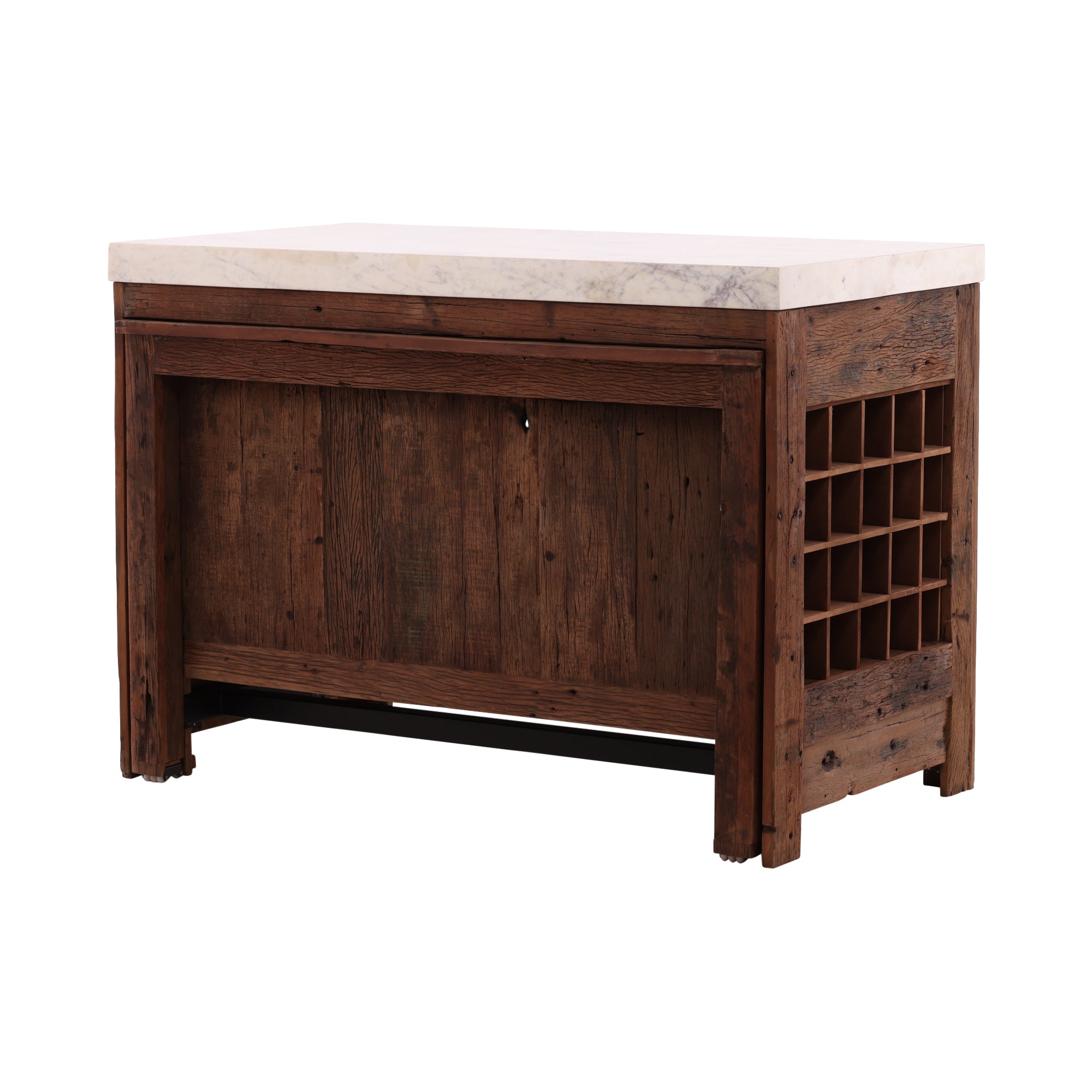Varuna Marble Top Bar Table - Wisteria