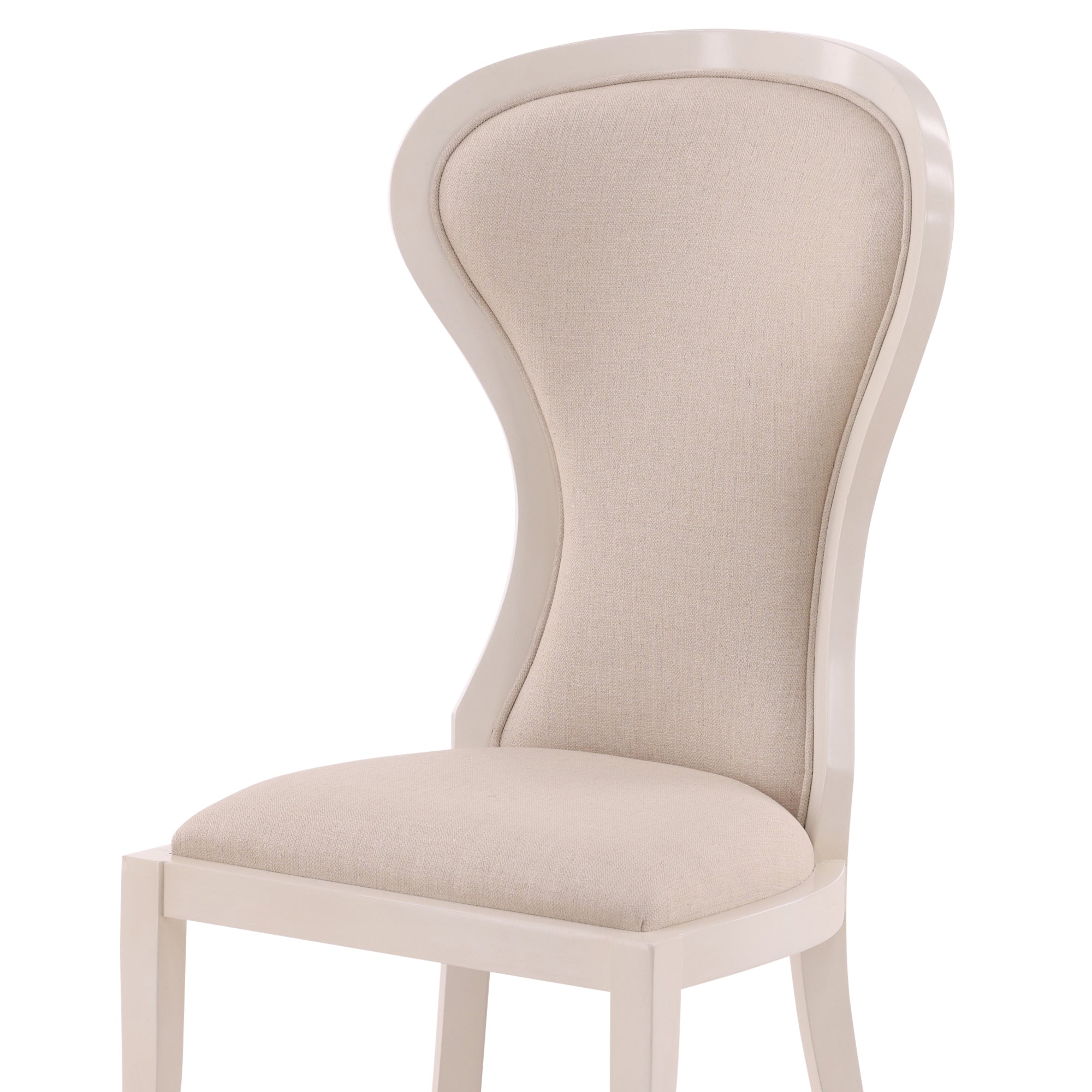 Lombok Upholstered Ivory Side Chair - Wisteria