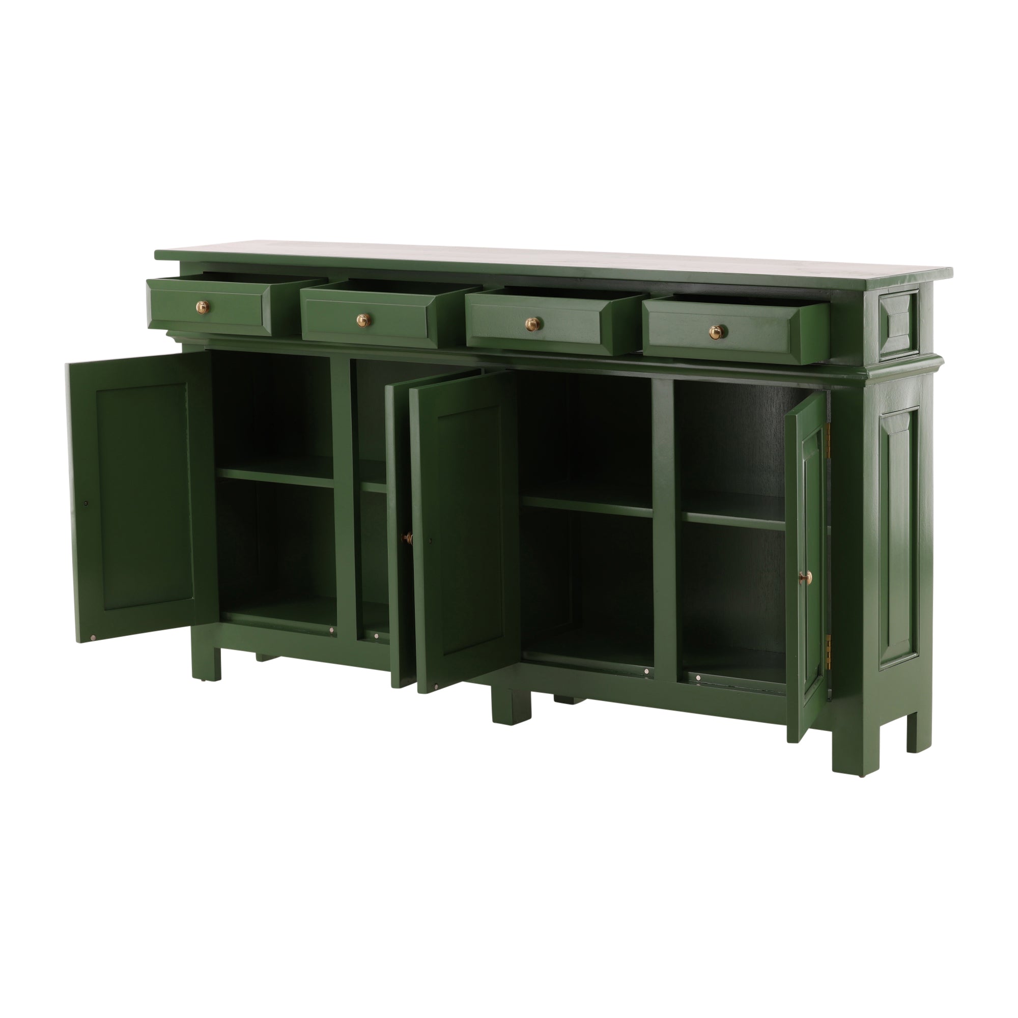 Sumenep Green Painted Sideboard - Wisteria