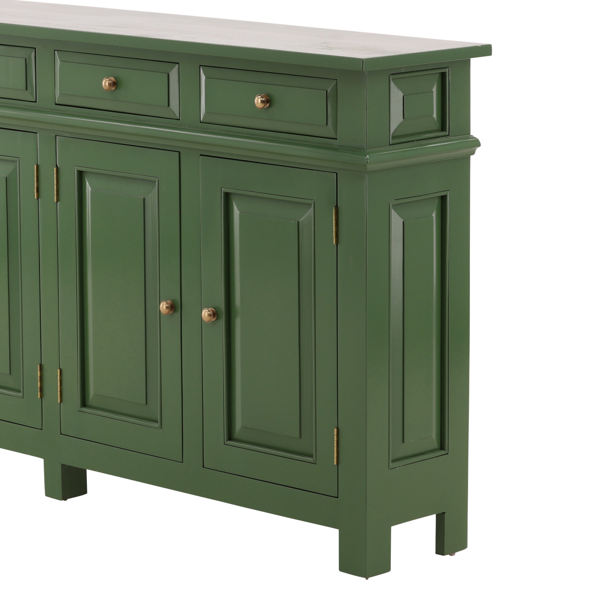 Sumenep Green Painted Sideboard - Wisteria