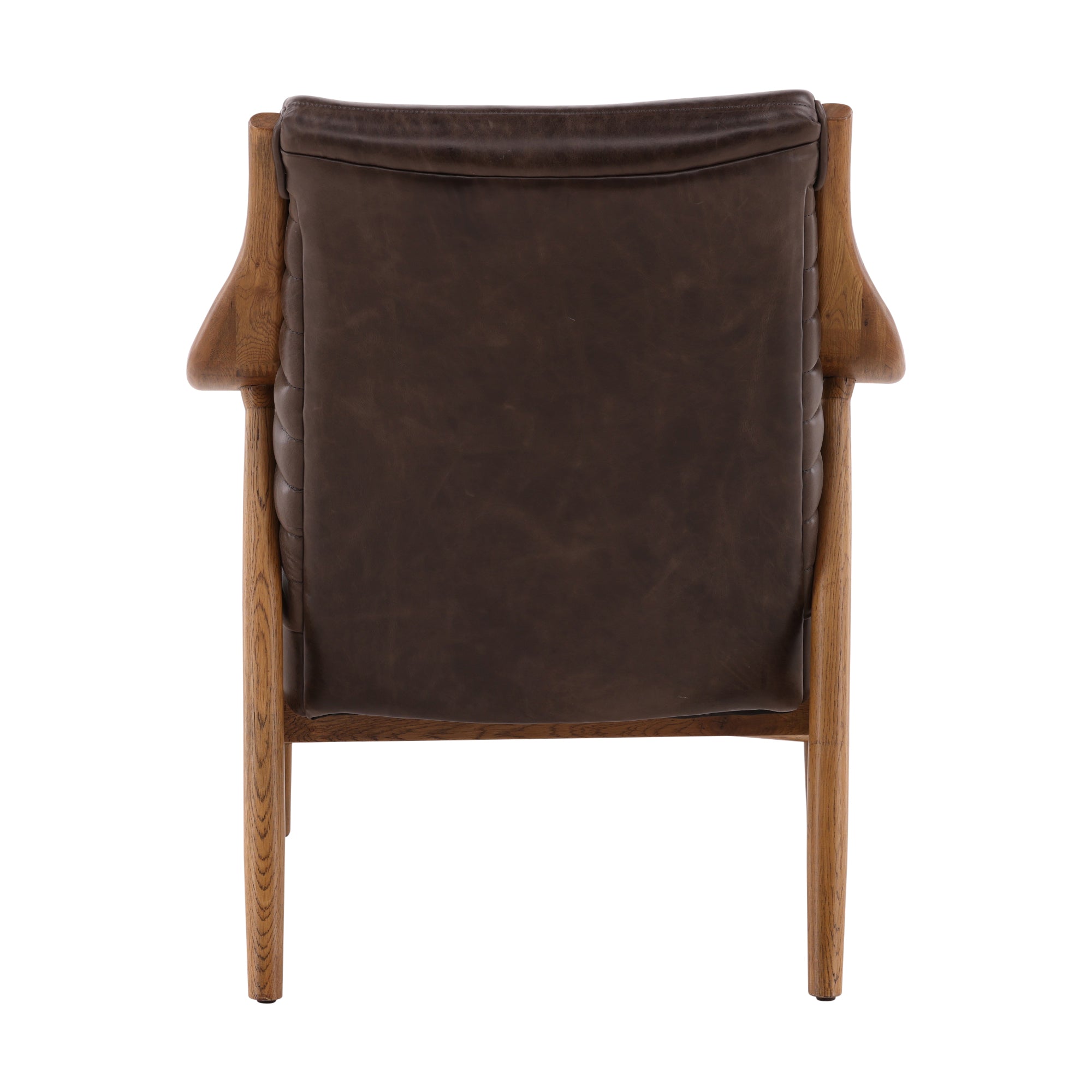 Vauricen Oak Leather Chair