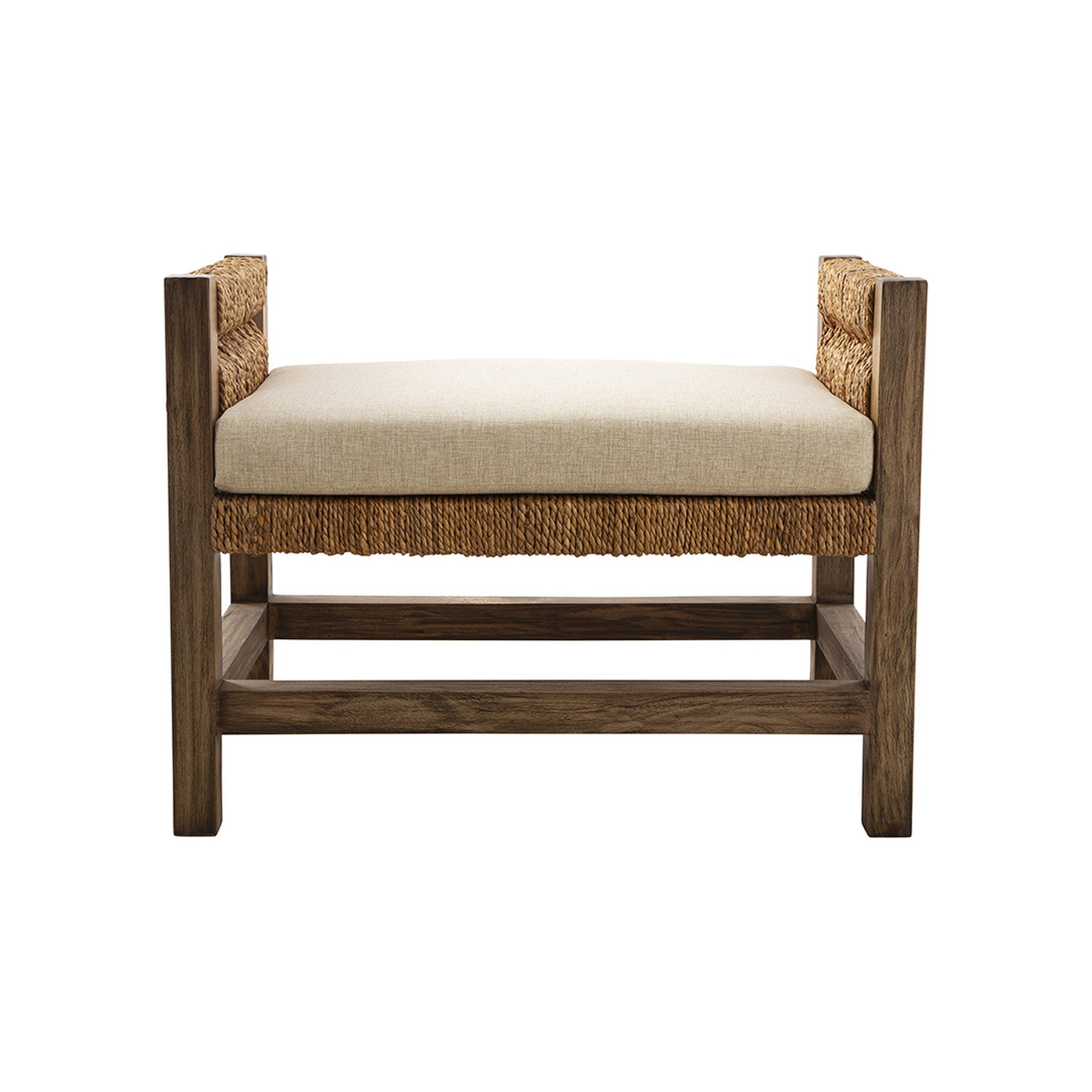 Gili Woven Banana Leaf Bench - Wisteria