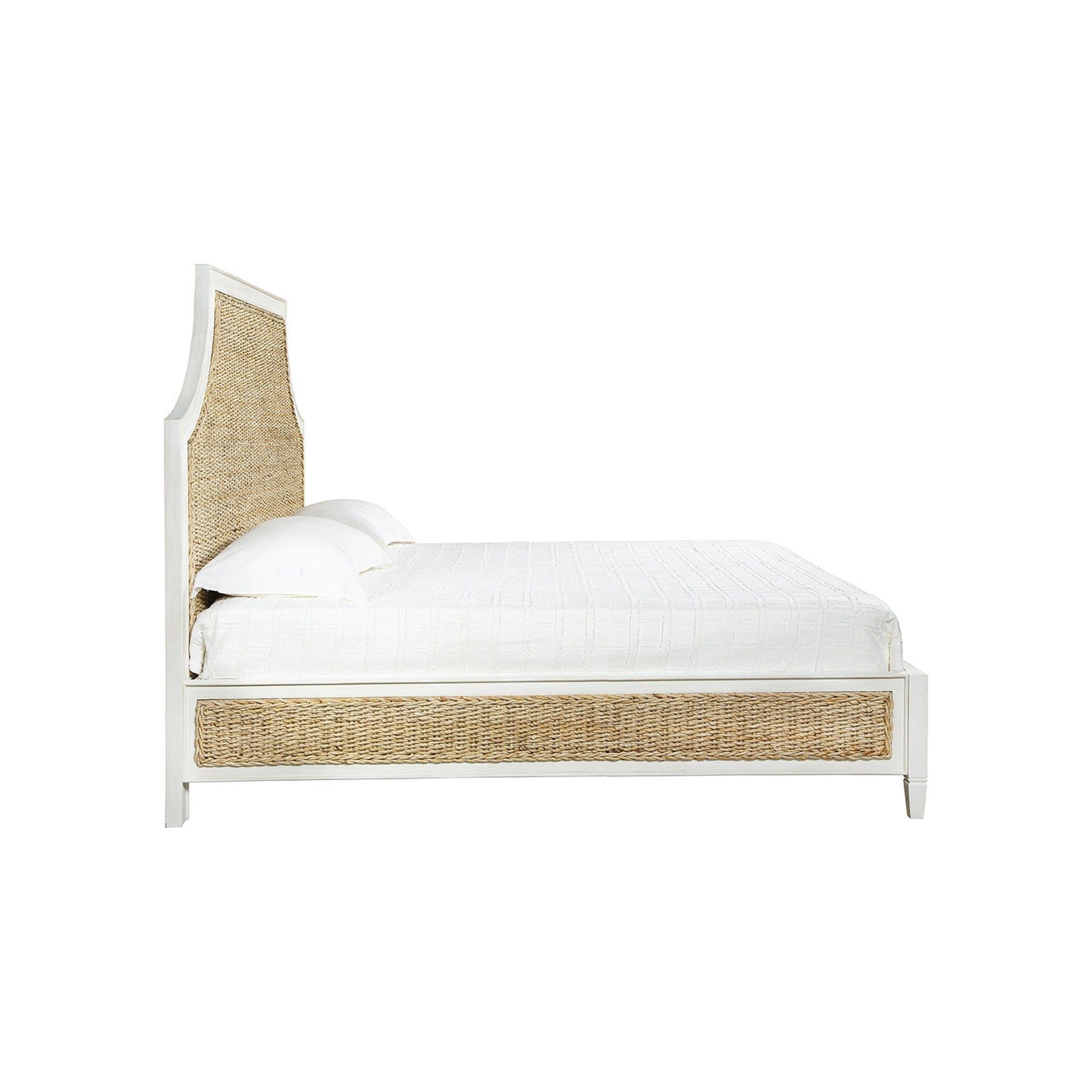 Nusa Woven Banana Leaf King Bed - Wisteria