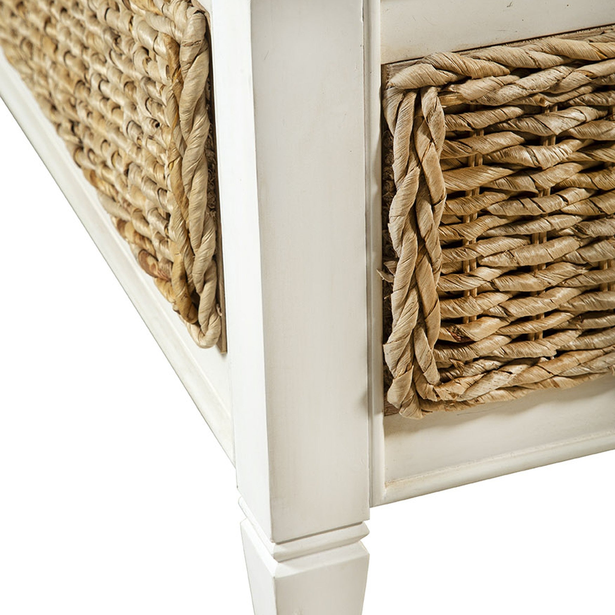 Nusa Woven Banana Leaf King Bed - Wisteria