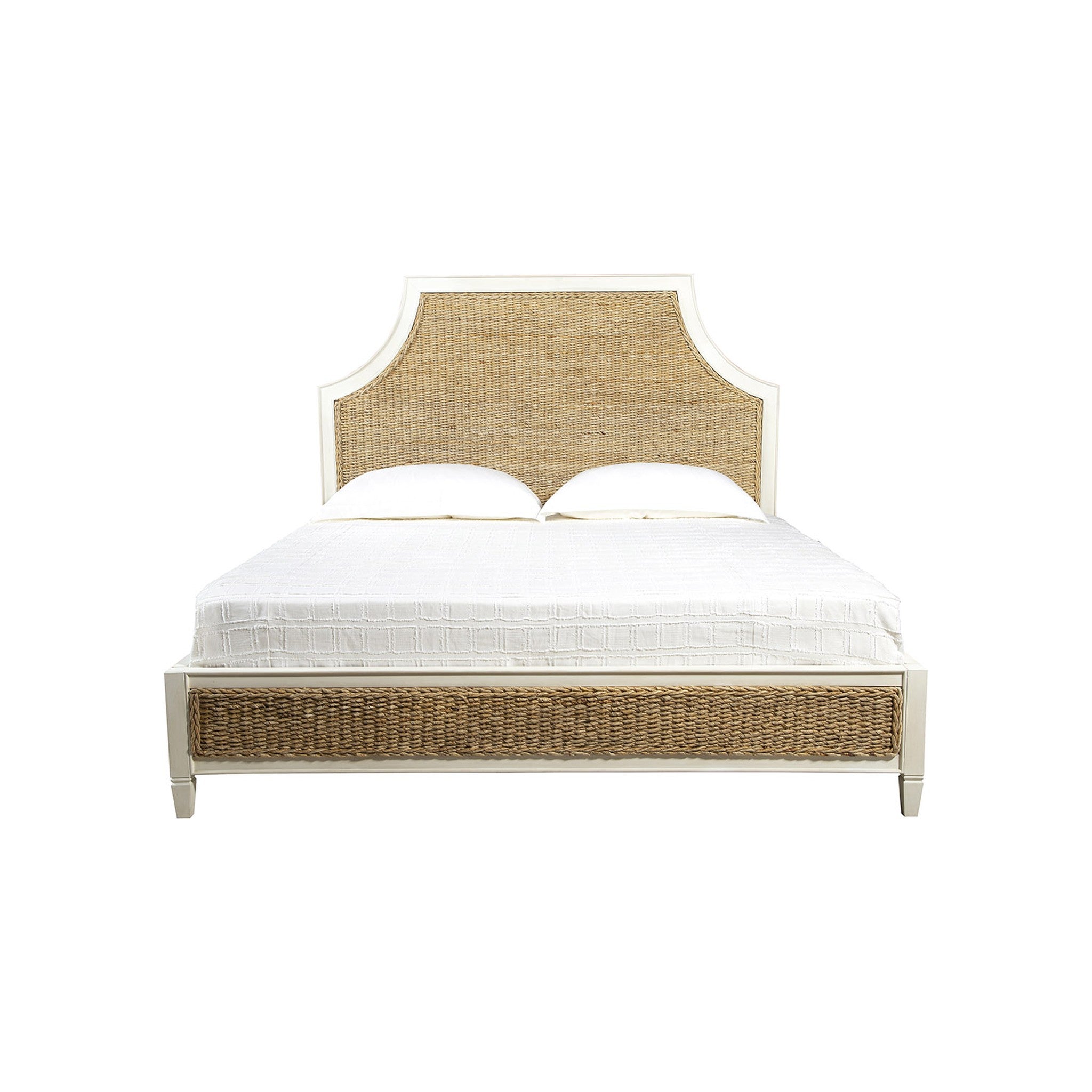 Nusa Woven Banana Leaf King Bed - Wisteria