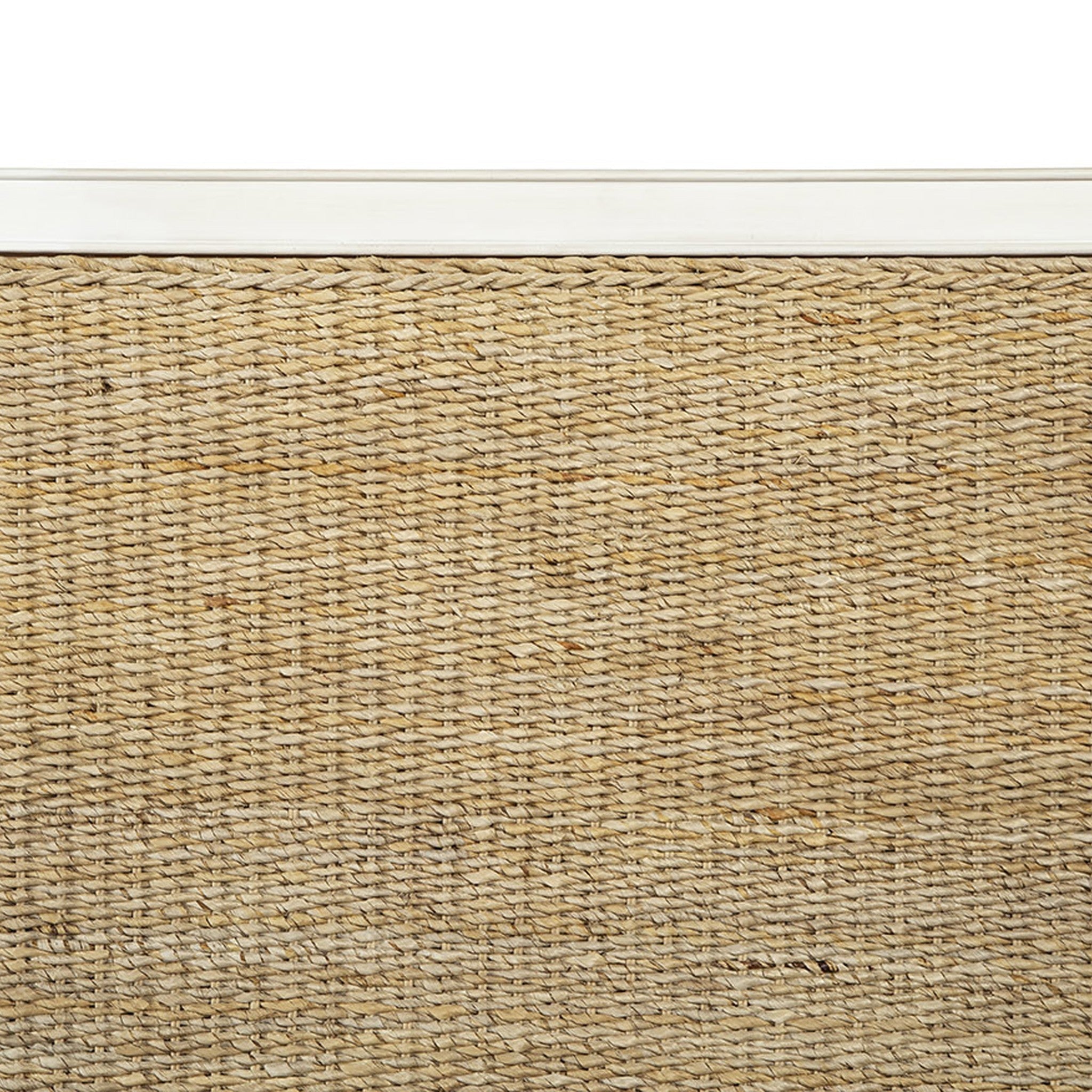 Nusa Woven Banana Leaf King Bed - Wisteria