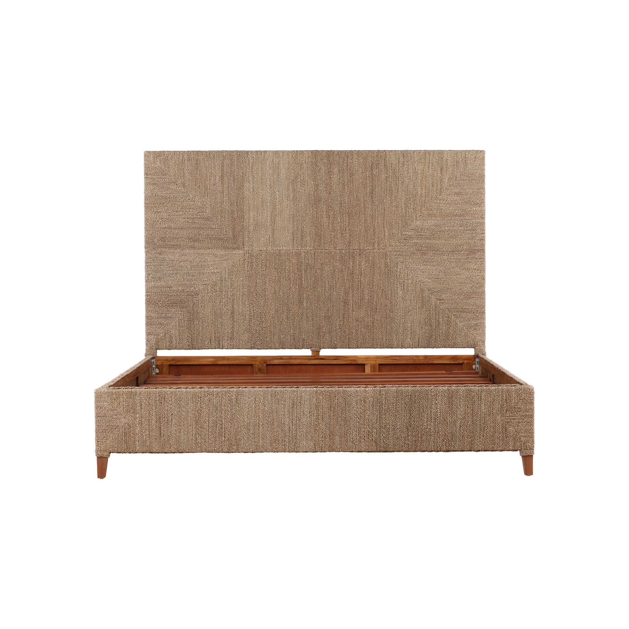 Viseu Woven Rush King Bed - Wisteria